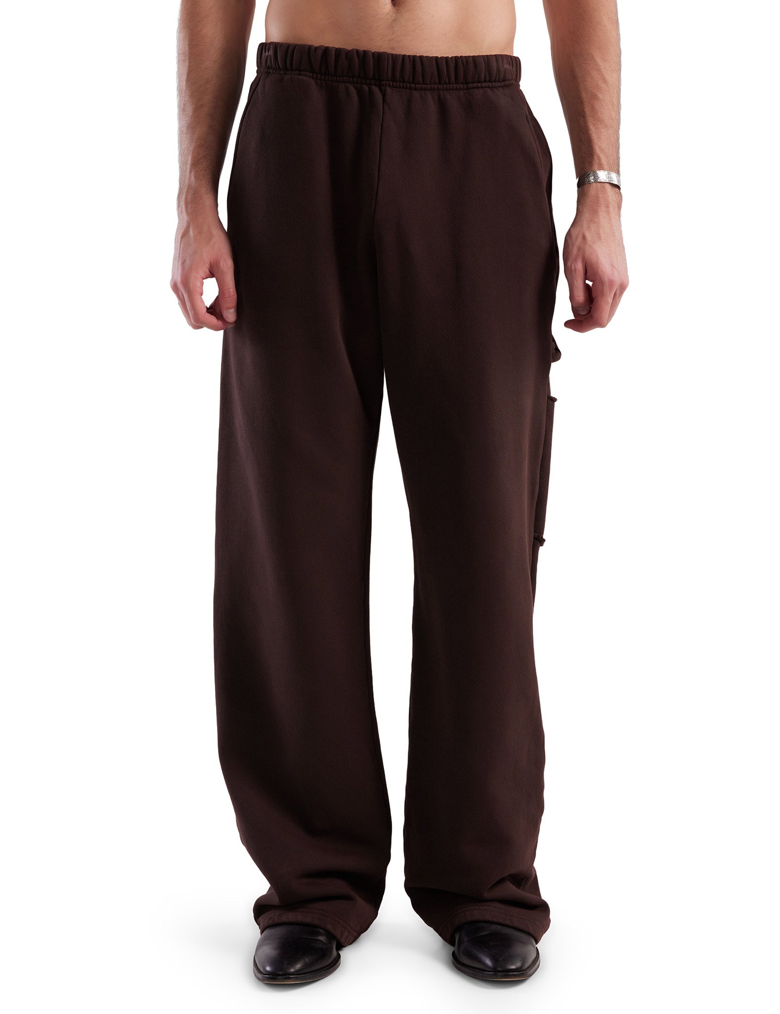 Heavyweight Utility Puddle Pant - Washed Brown Fig – L E S T I E N