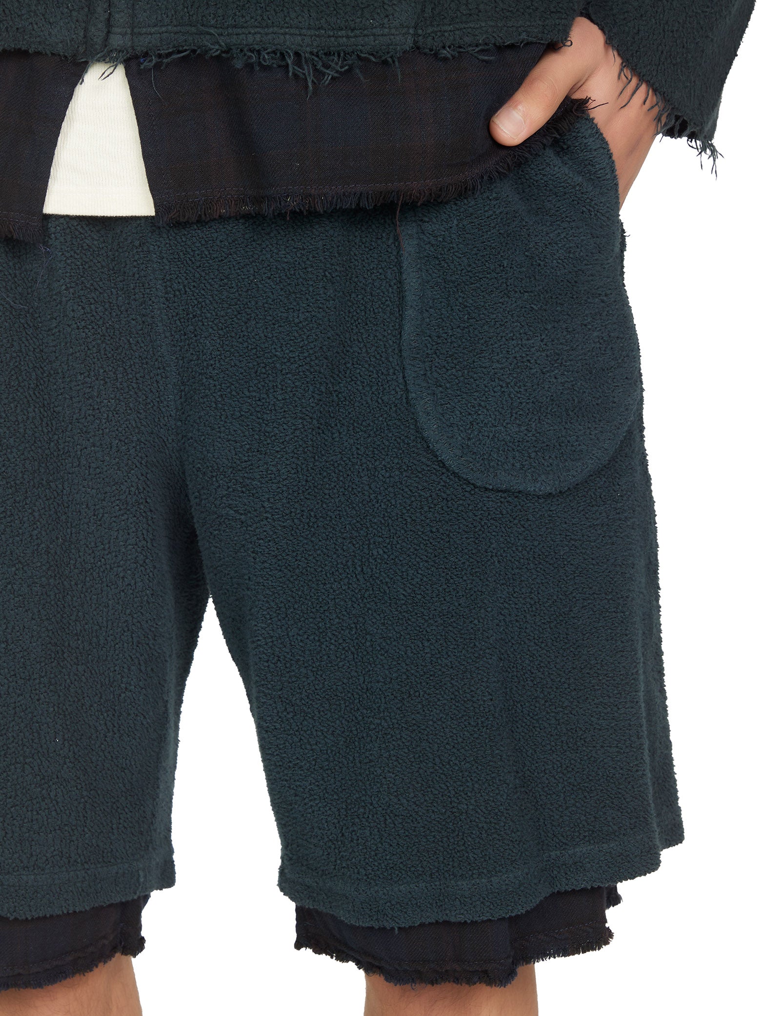 Heavyweight Invert Pocket Rider Short w/ Plaid Lining