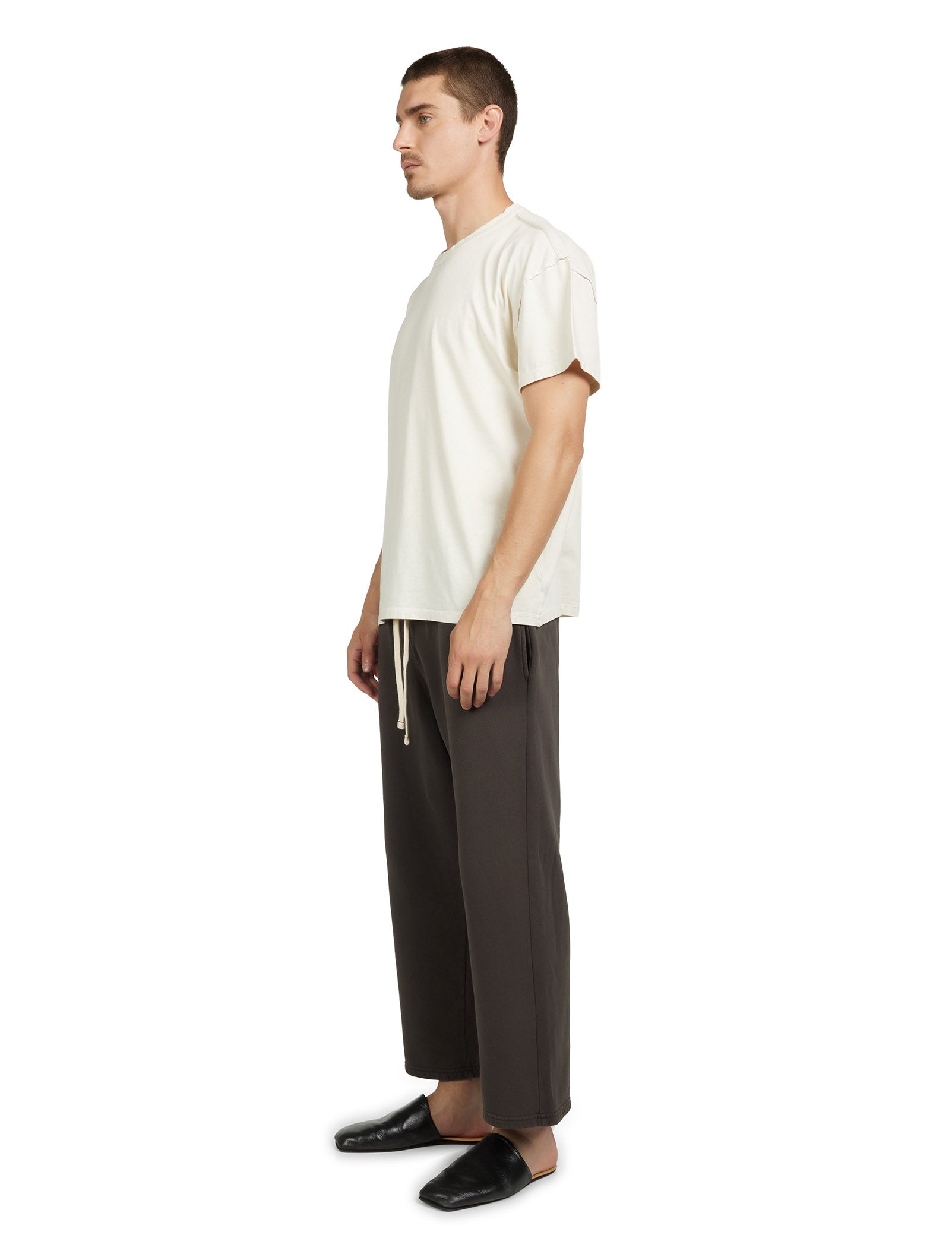 Lightweight Binded Neck Inside Out Tee