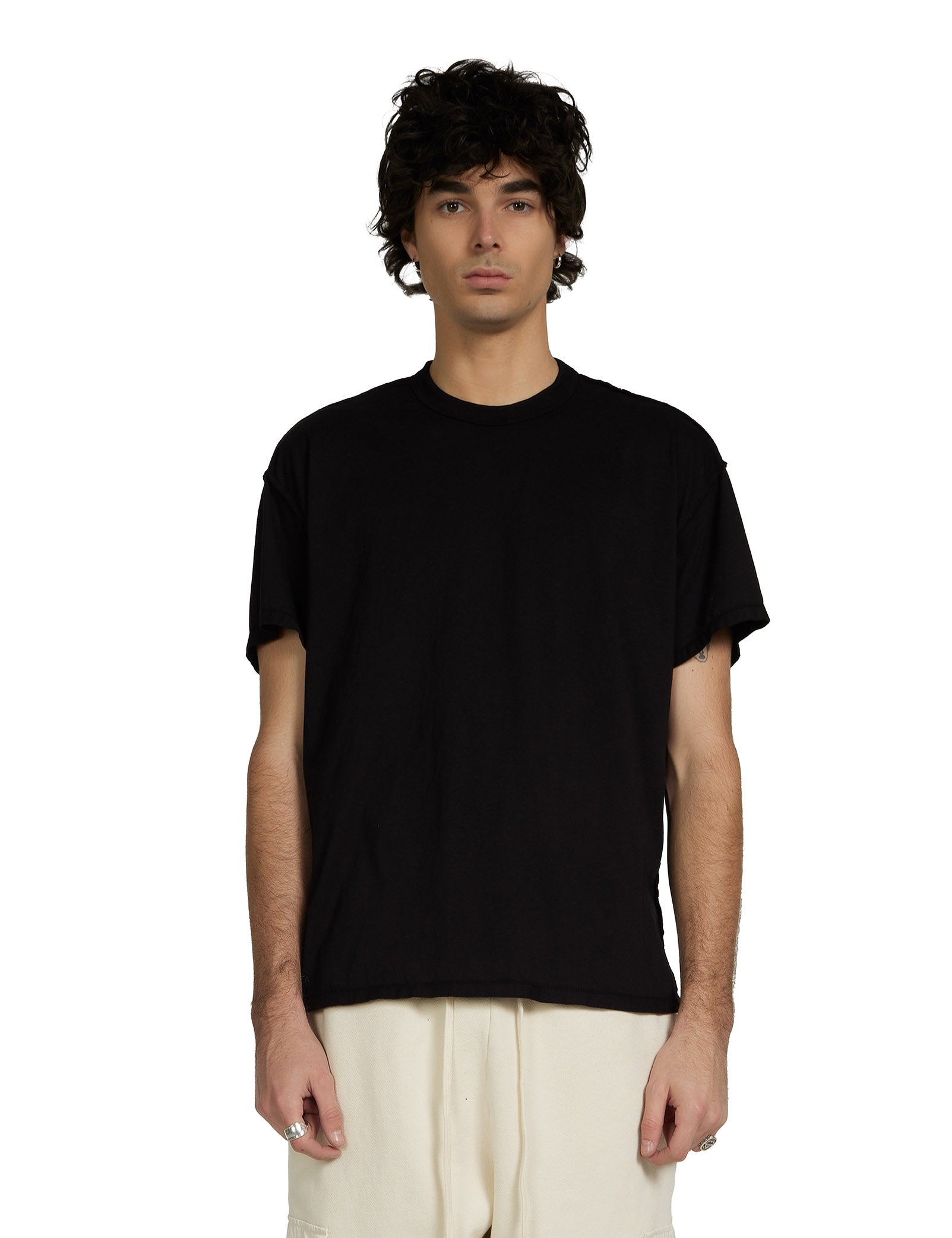 Lightweight Binded Neck Inside Out Tee