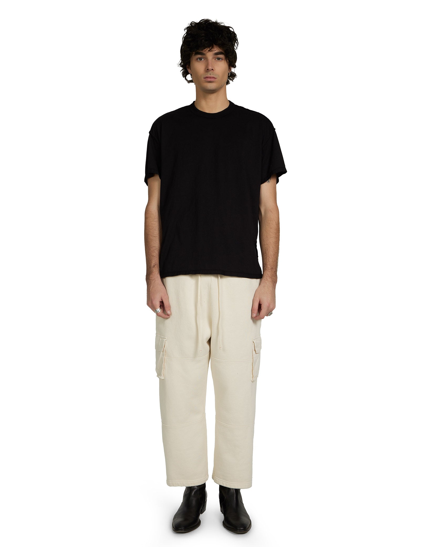 Lightweight Binded Neck Inside Out Tee