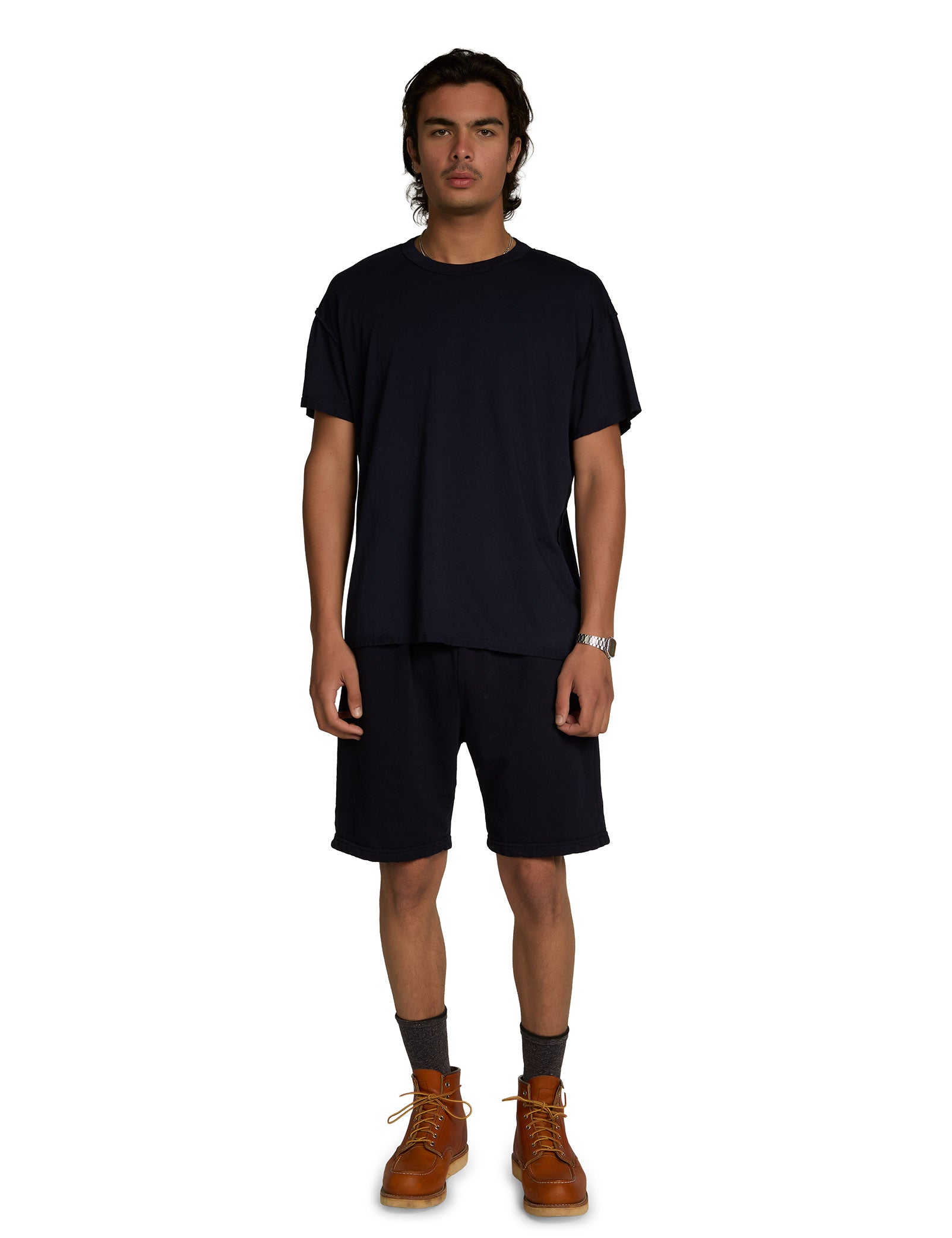 Lightweight Binded Neck Inside Out Tee