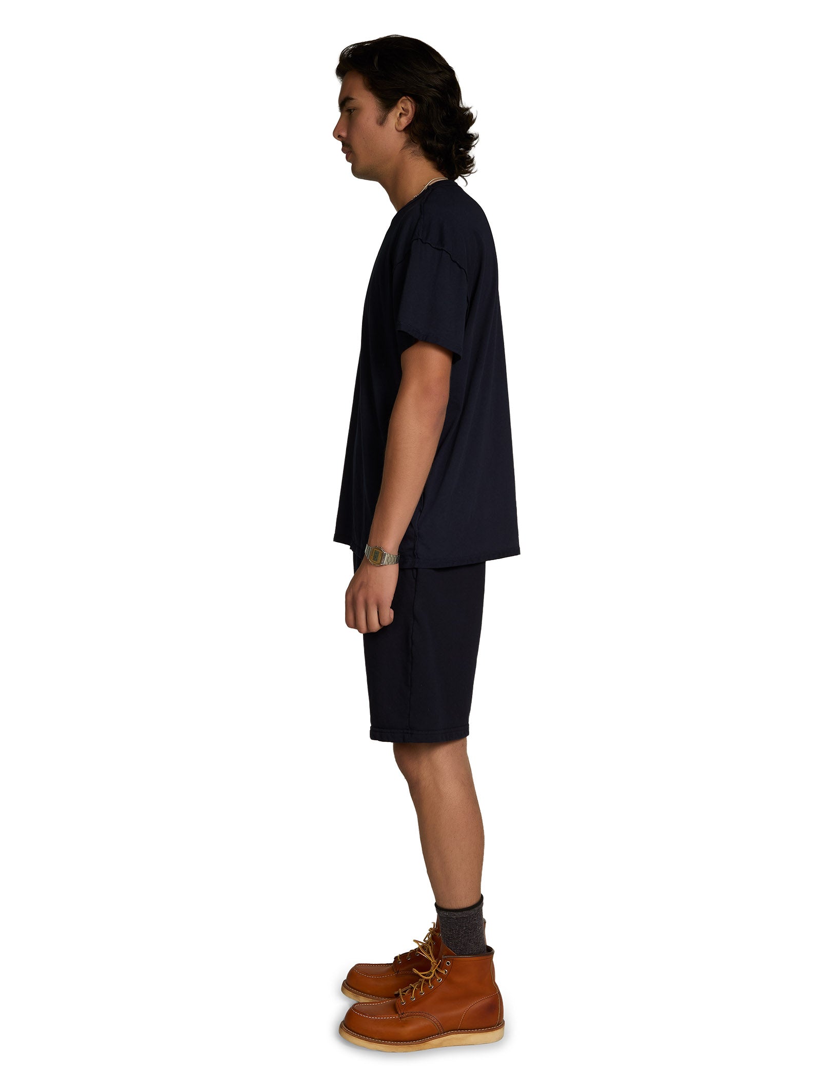Lightweight Binded Neck Inside Out Tee
