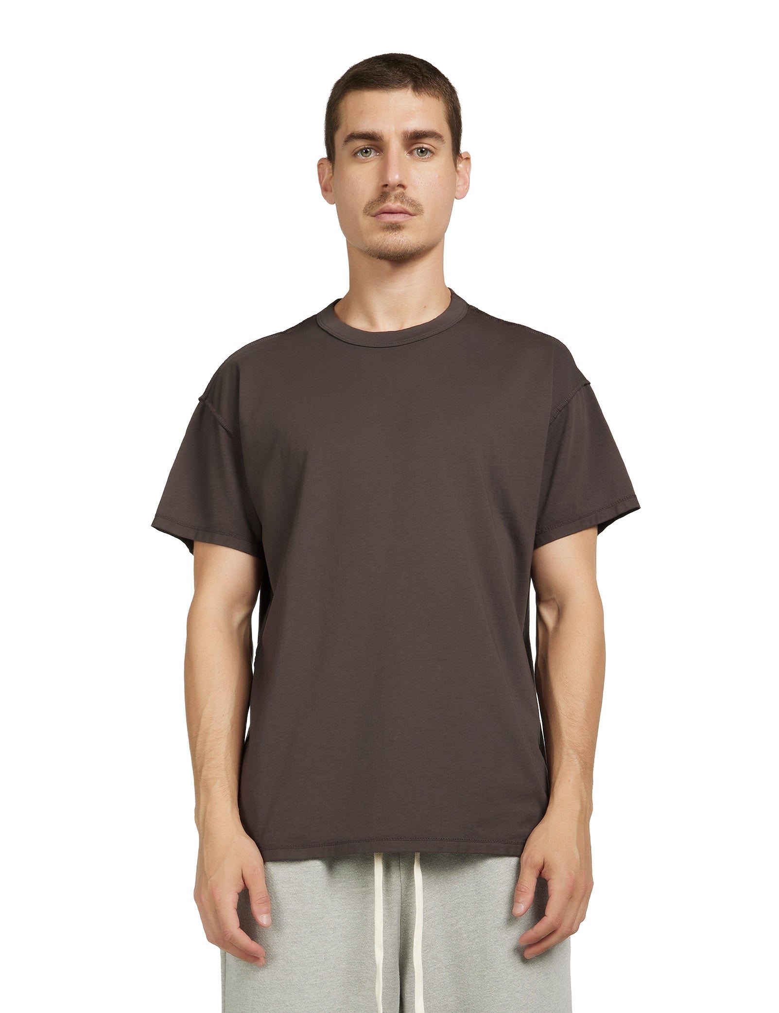 Lightweight Binded Neck Inside Out Tee