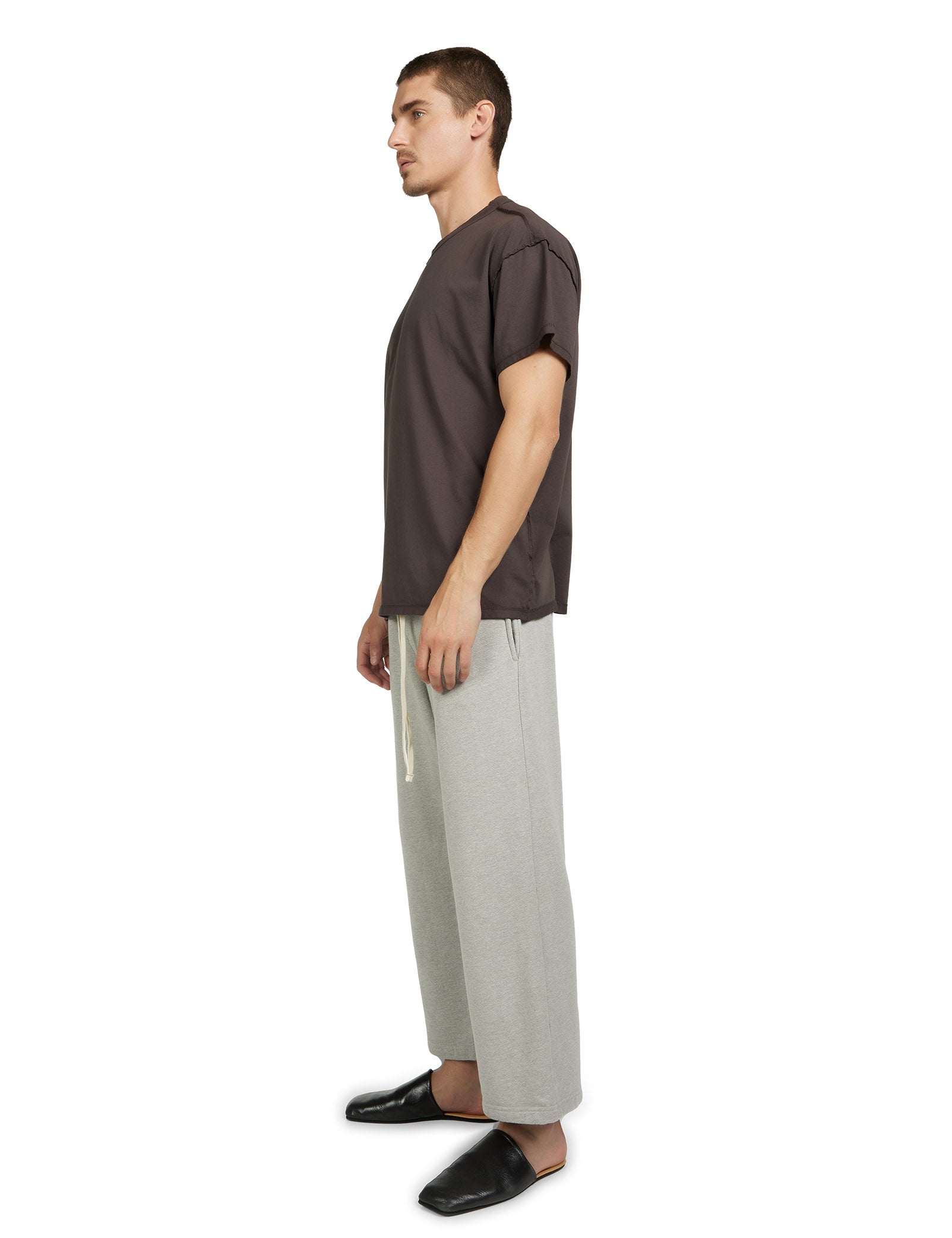 Lightweight Binded Neck Inside Out Tee