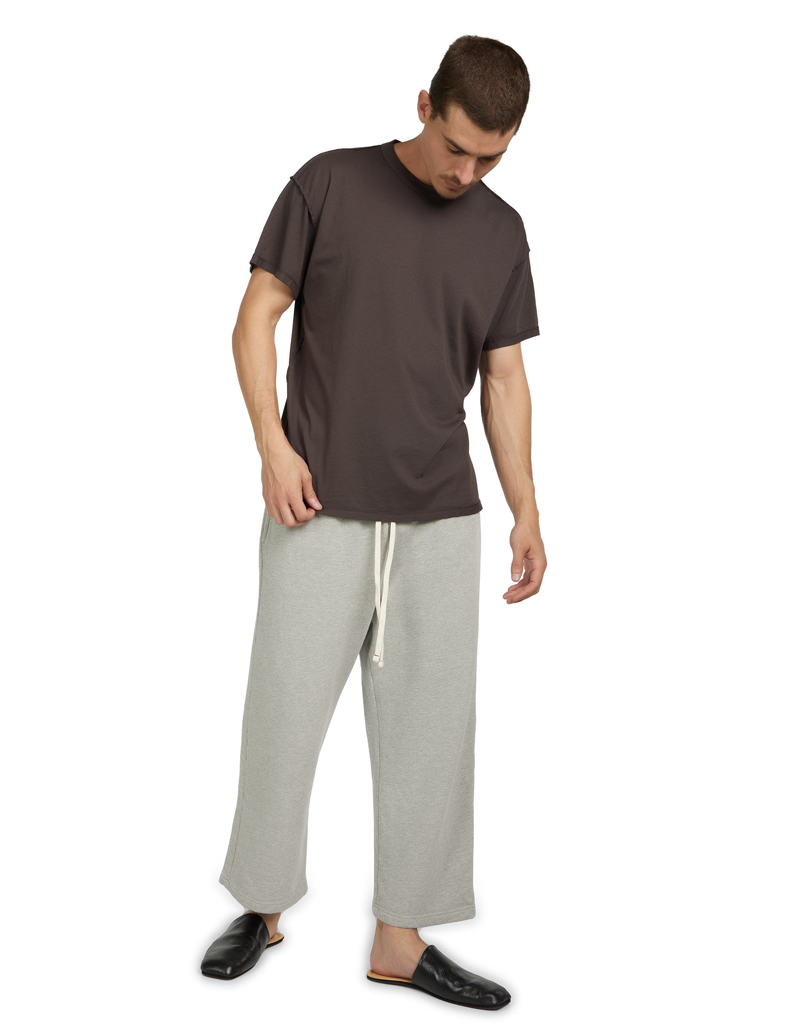 Lightweight Binded Neck Inside Out Tee