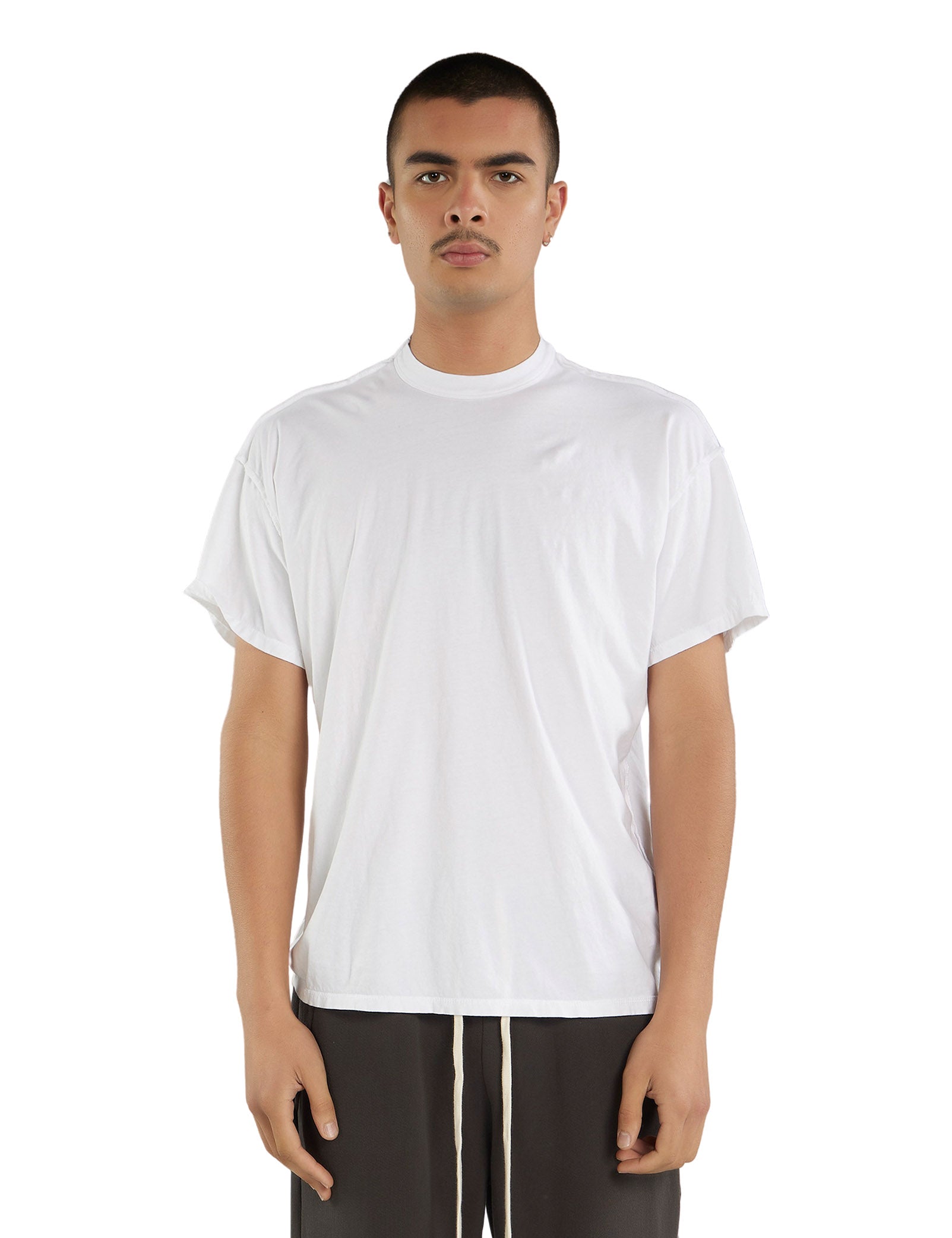 Lightweight Binded Neck Inside Out Tee