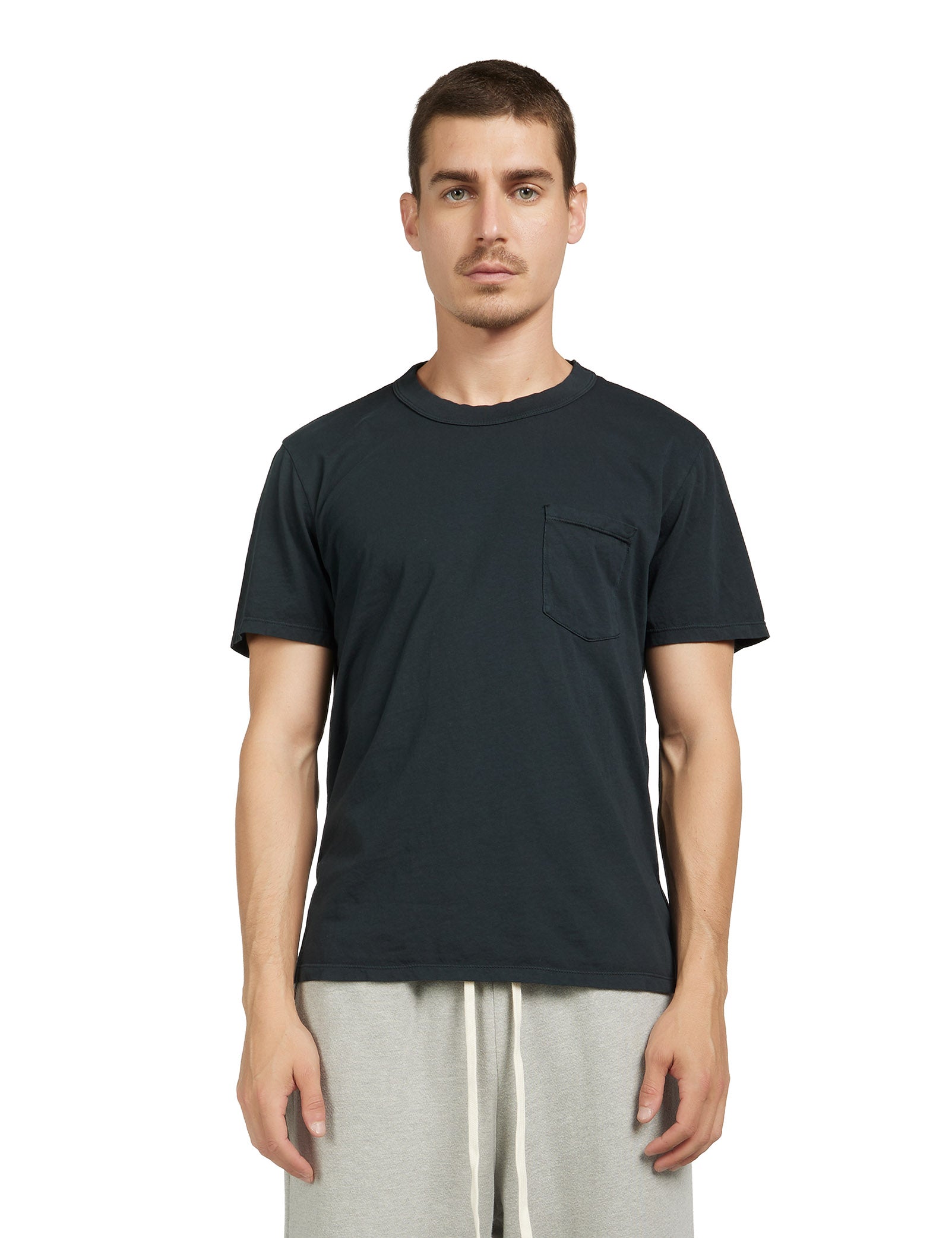 Lightweight Binded Neck Classic Pocket Tee