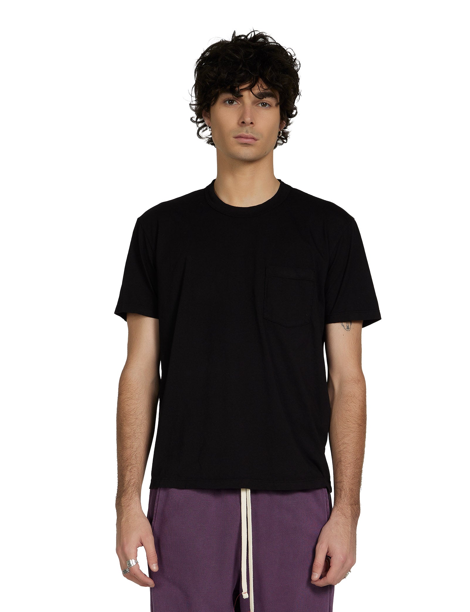 Lightweight Binded Neck Classic Pocket Tee