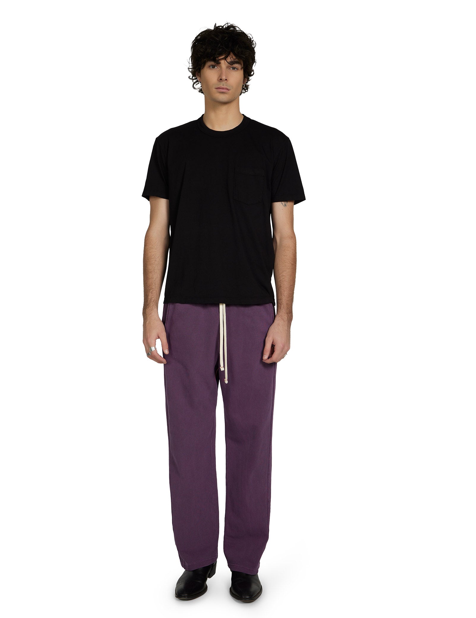 Lightweight Binded Neck Classic Pocket Tee