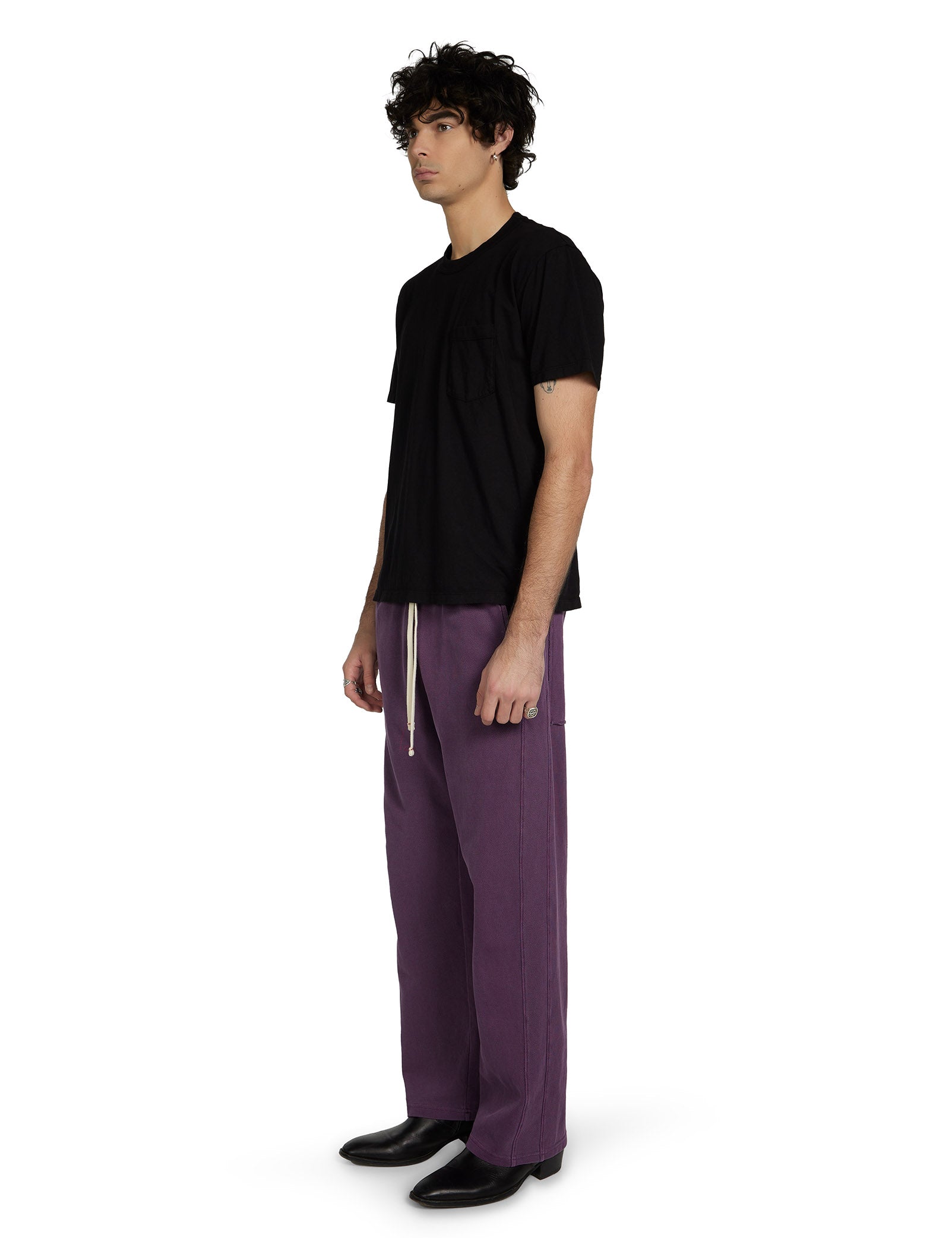 Lightweight Binded Neck Classic Pocket Tee