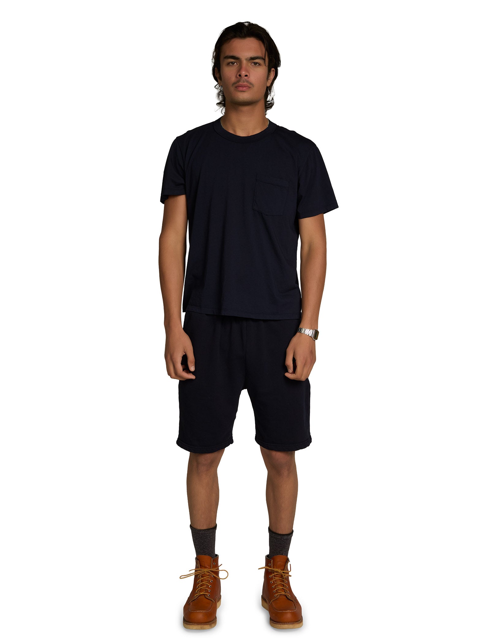 Lightweight Binded Neck Classic Pocket Tee
