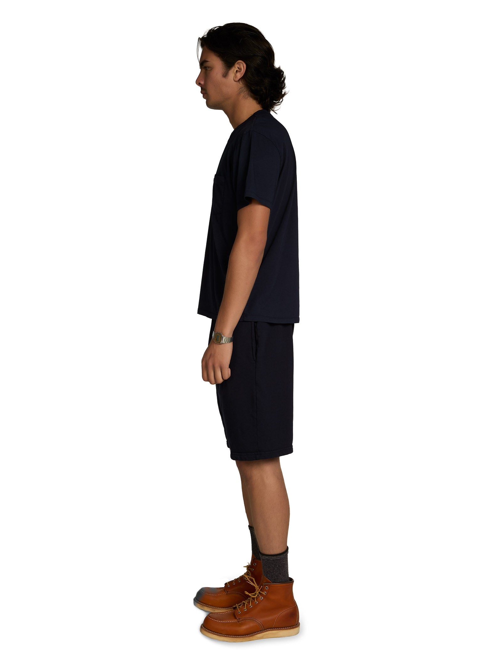 Lightweight Binded Neck Classic Pocket Tee