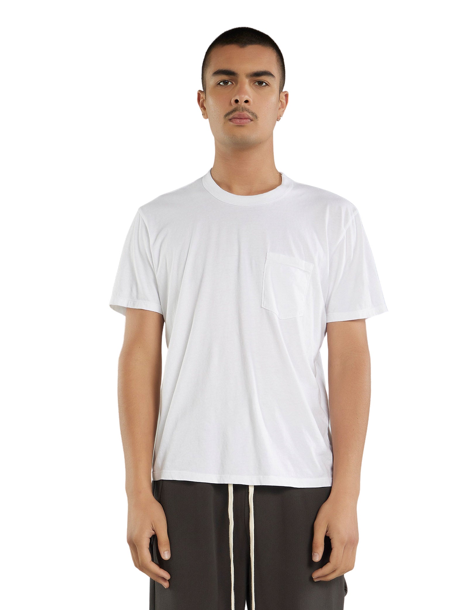 Lightweight Binded Neck Classic Pocket Tee