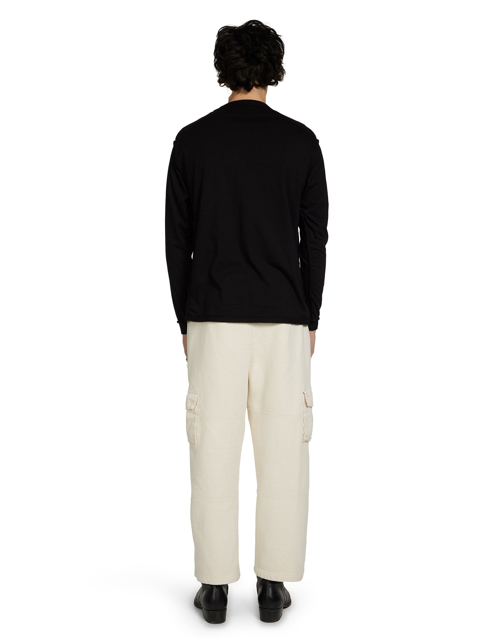 Lightweight Binded Neck Inside Out Long Sleeve