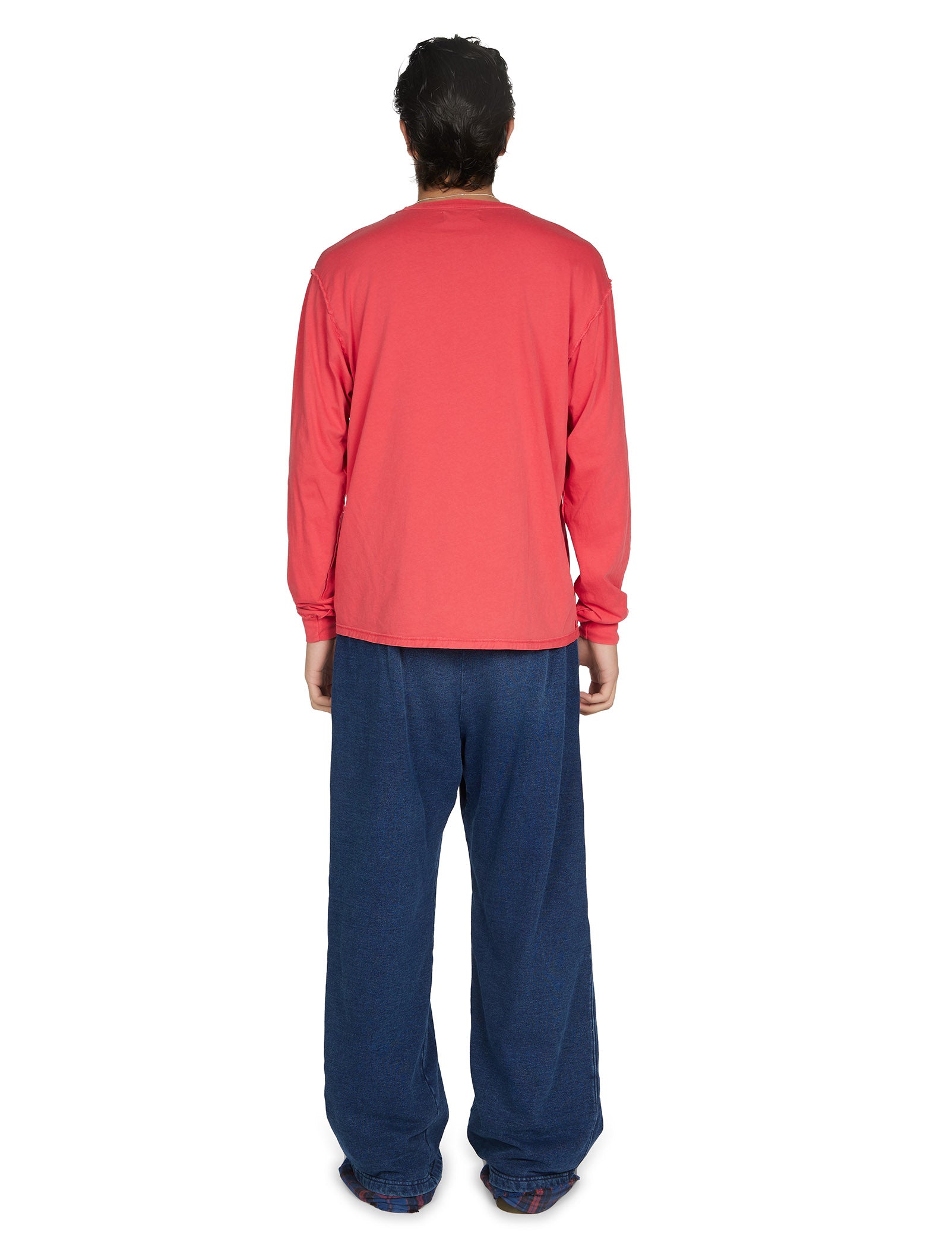 Lightweight Binded Neck Inside Out Long Sleeve
