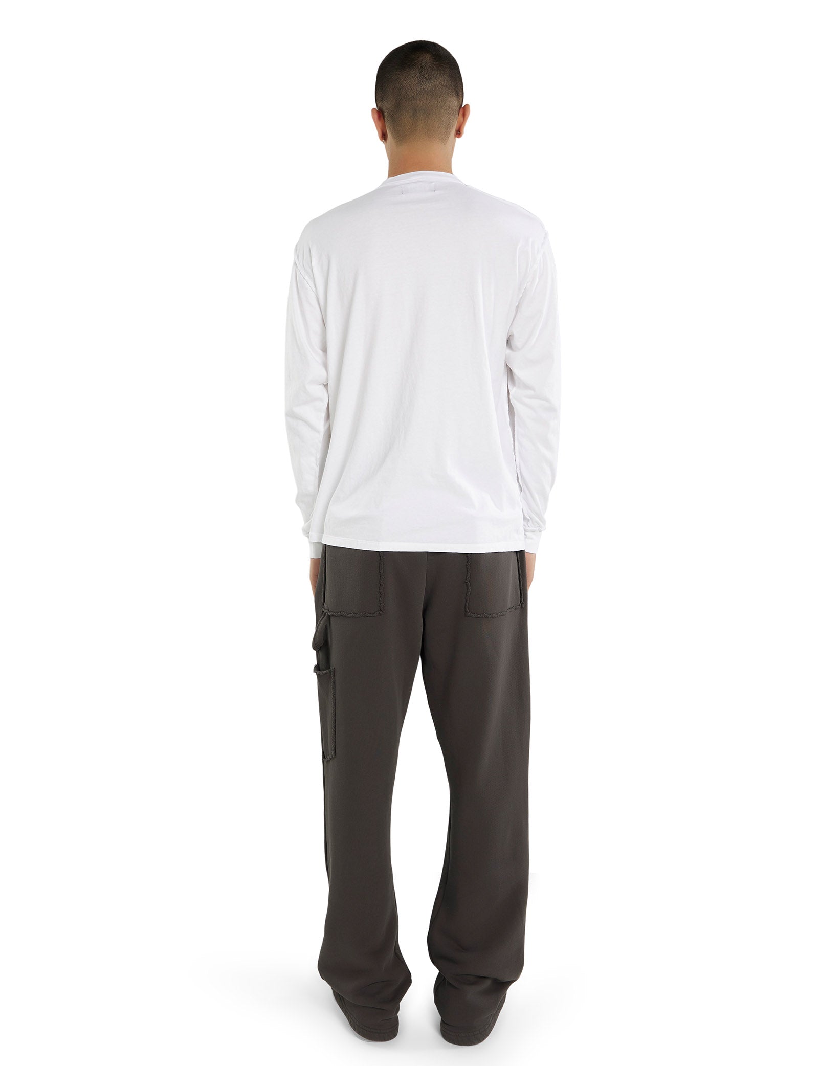 Lightweight Binded Neck Inside Out Long Sleeve