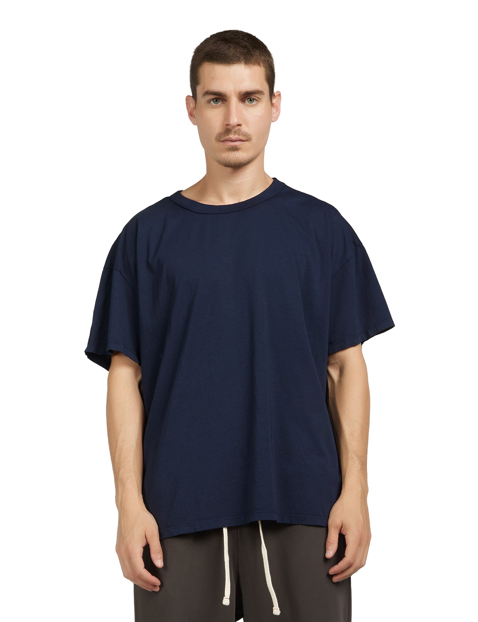 Lightweight Binded Neck Oversized Tee