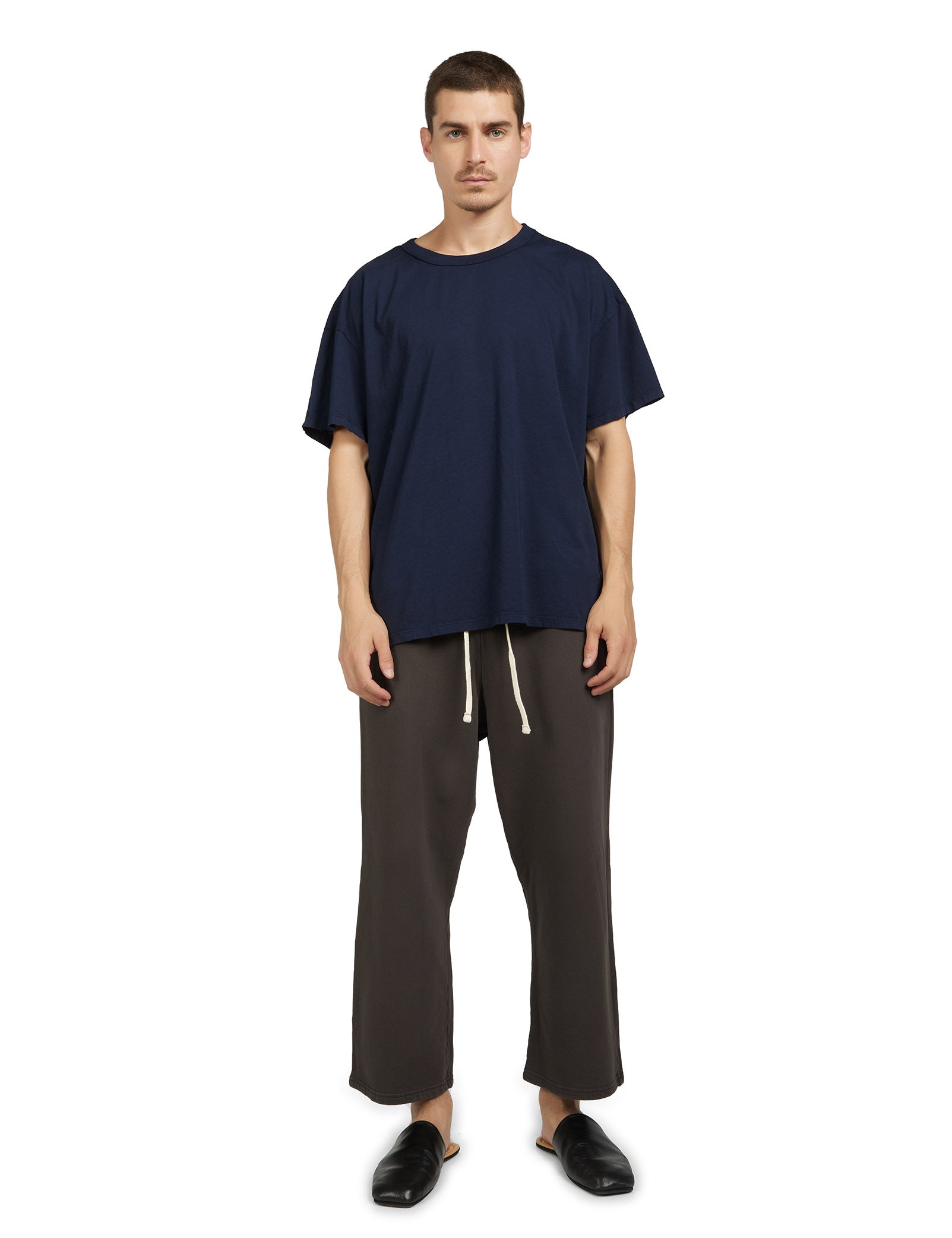 Lightweight Binded Neck Oversized Tee