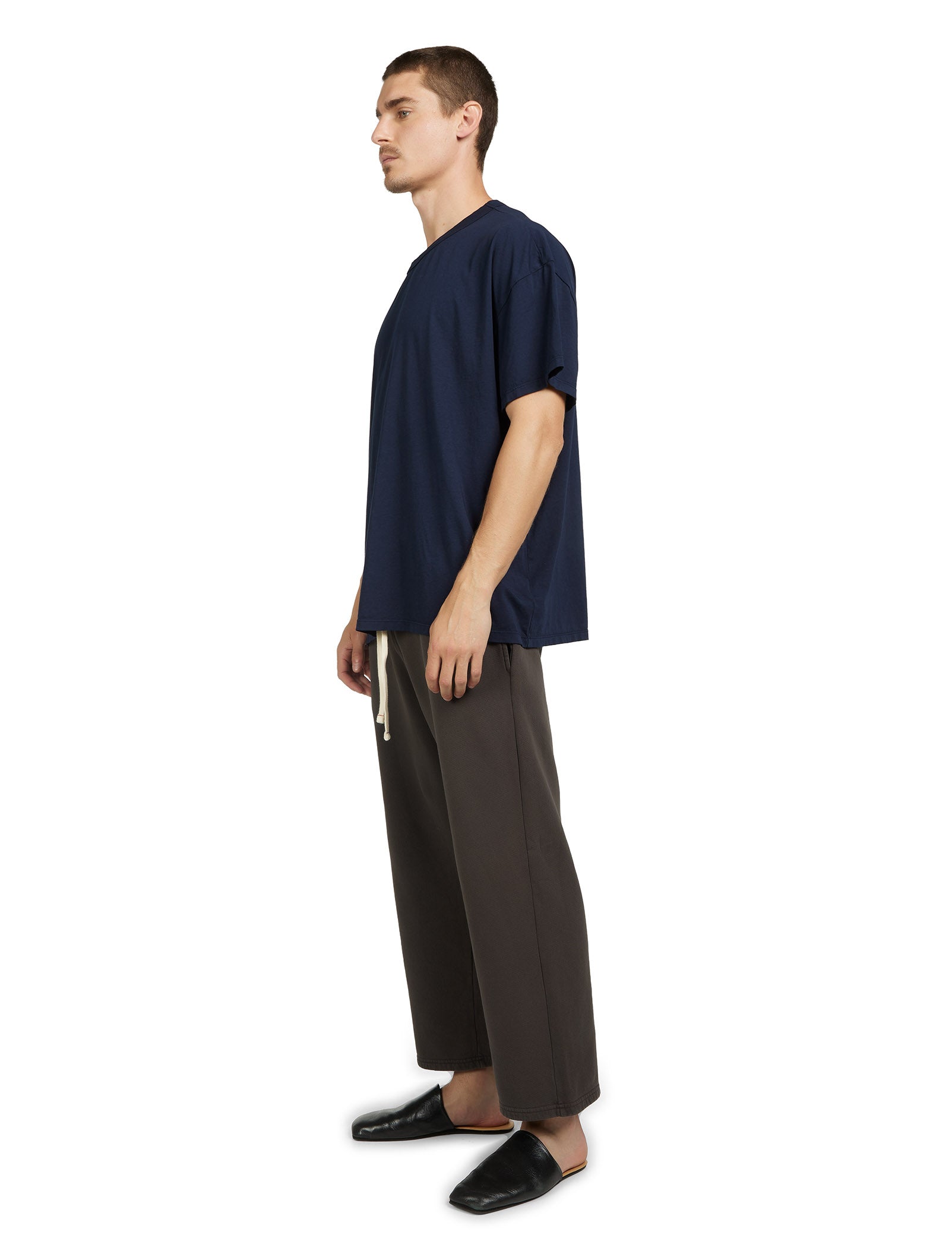 Lightweight Binded Neck Oversized Tee
