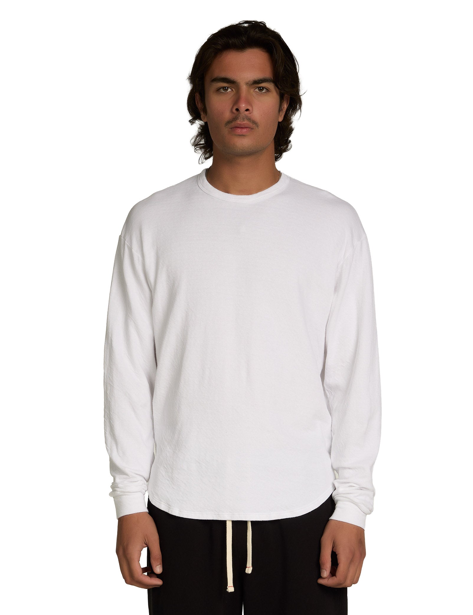 Double Jersey Baseball Hem Tee