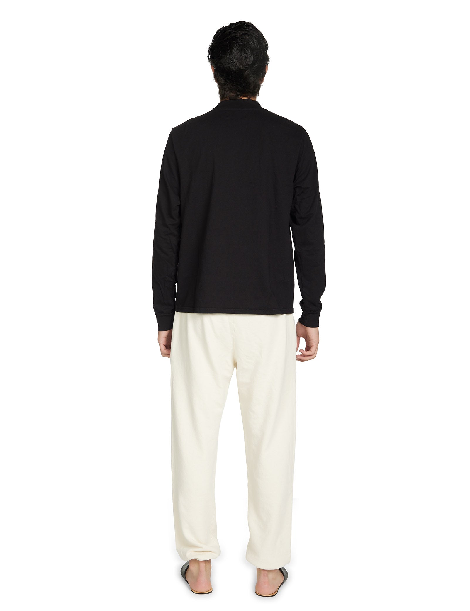 Heavyweight L/S Polo Mock Neck