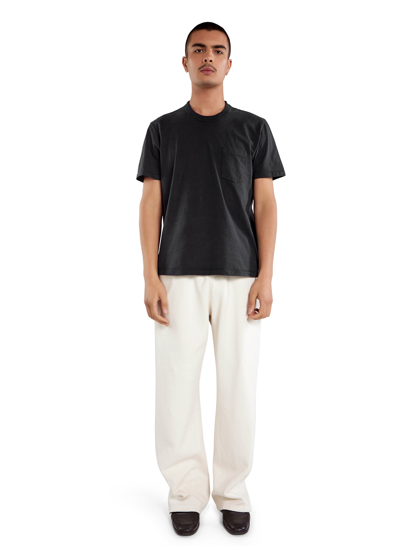 Heavyweight Binded Neck Classic Pocket Tee