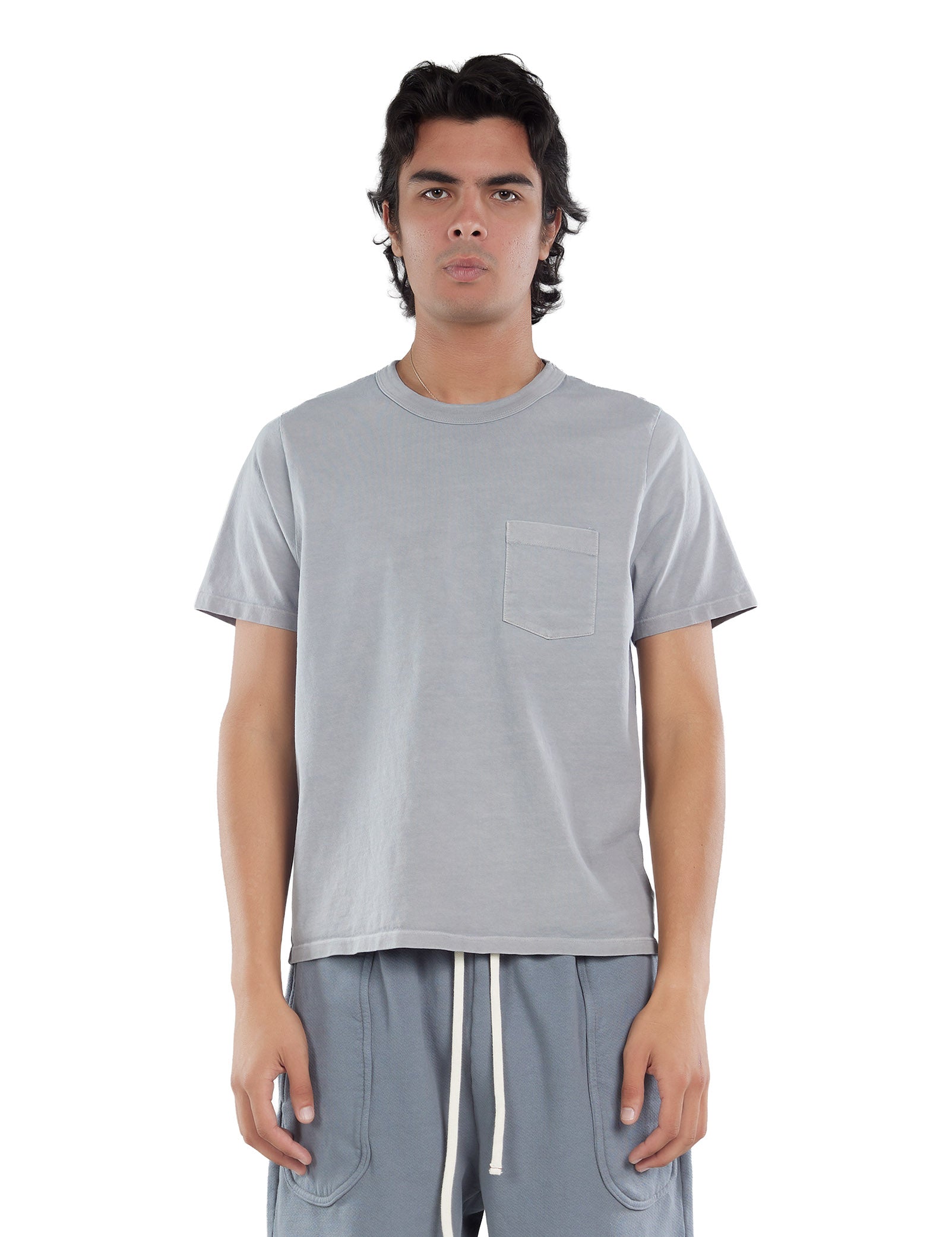 Heavyweight Binded Neck Classic Pocket Tee