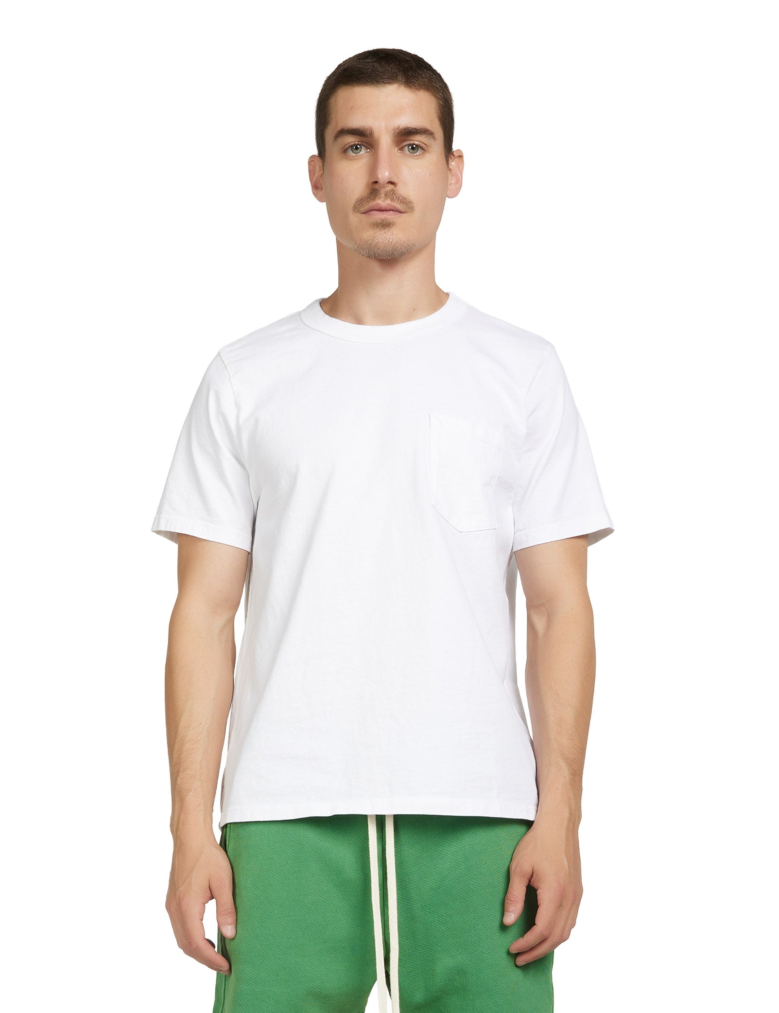 Heavyweight Binded Neck Classic Pocket Tee
