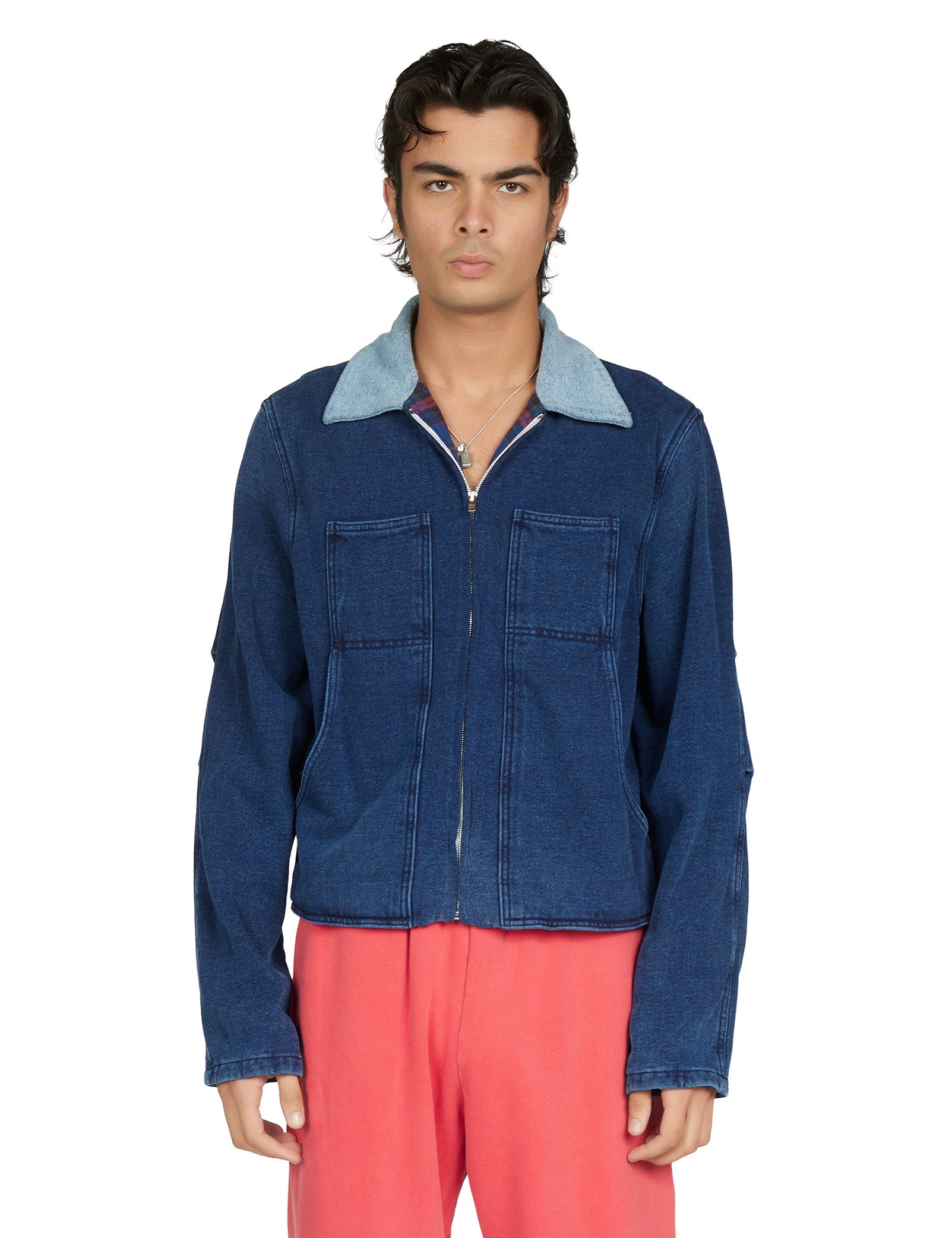 Heavyweight Utility Jacket w/ Plaid Lining