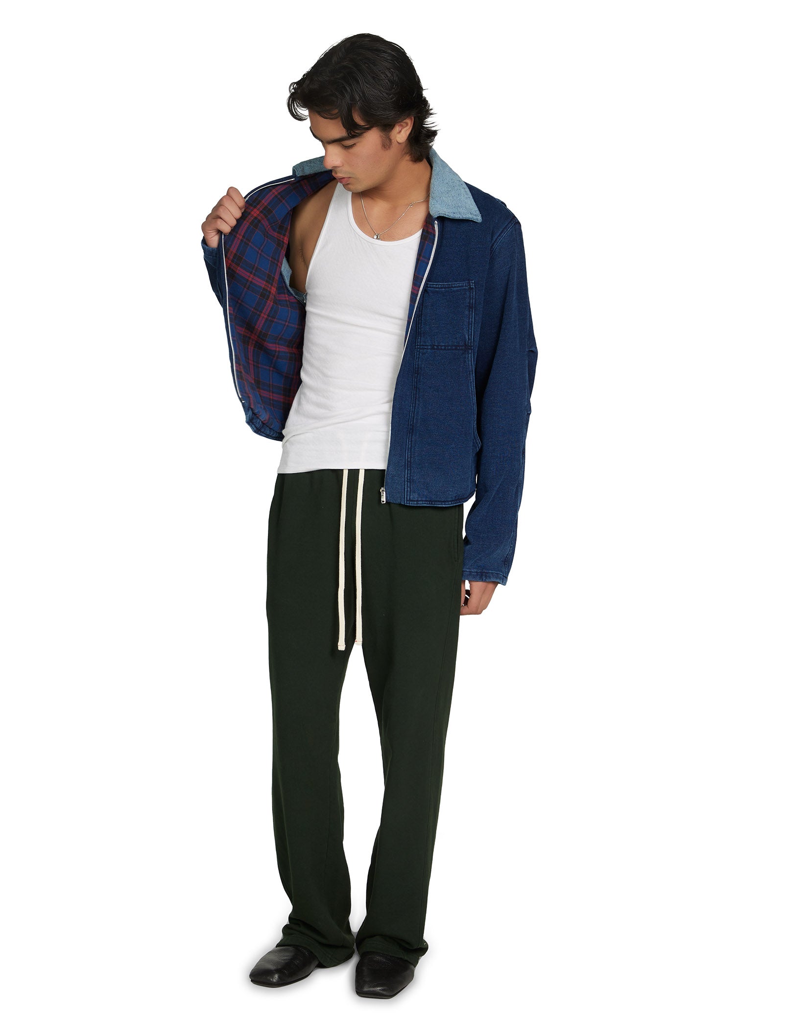 Heavyweight Utility Jacket w/ Plaid Lining