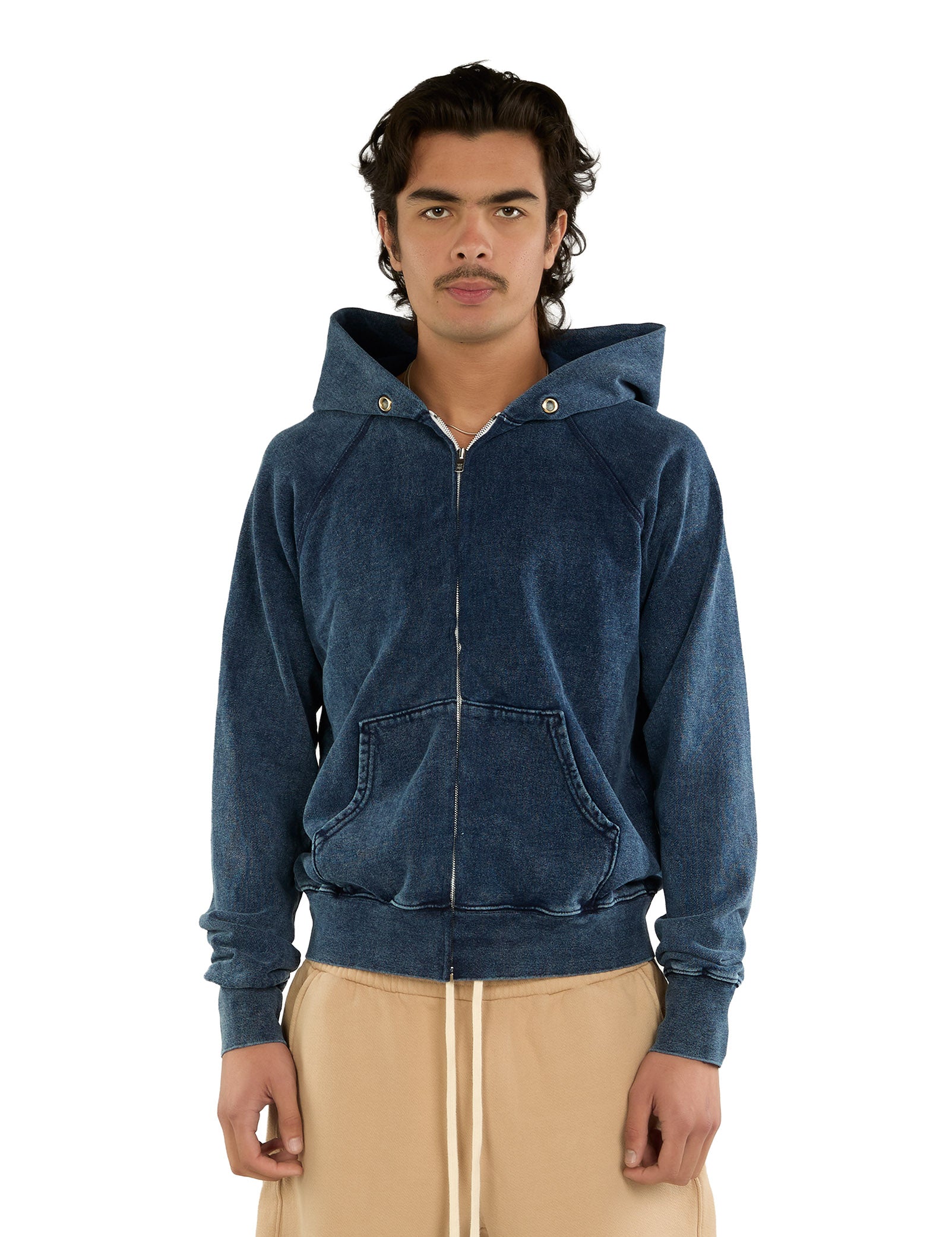 Heavyweight Raglan Zip Hoodie