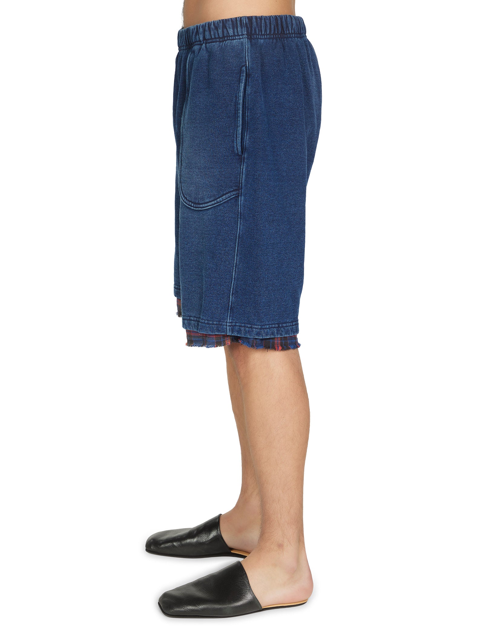 Heavyweight Invert Pocket Rider Short w/ Plaid Lining