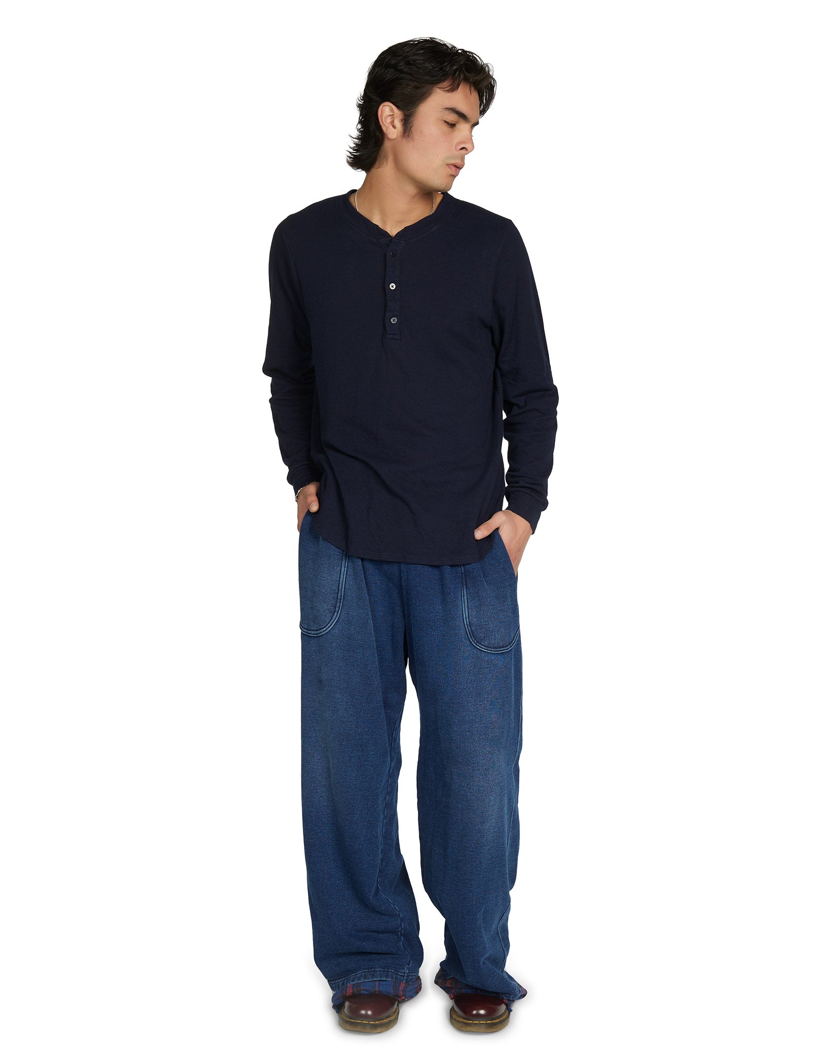 Heavyweight Invert Pocket Rider Pant w/ Plaid Lining