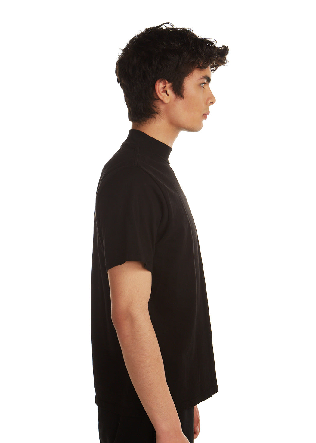 Heavyweight Mock Neck Tee | LES TIEN For Him Collection