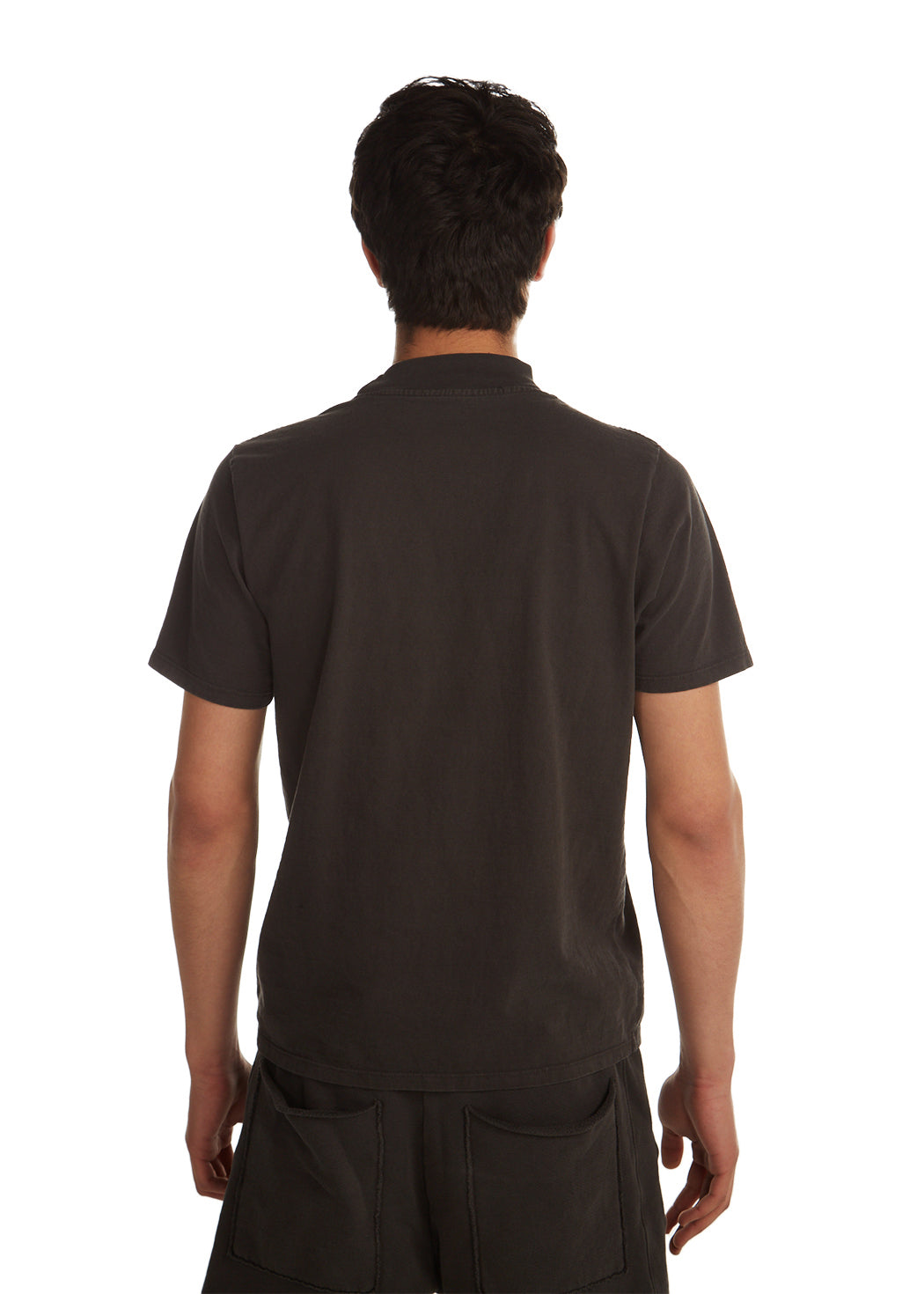BACKLINE COLLECTIVE MOCK NECK TEE ラフロッグM Men's Tyler Black