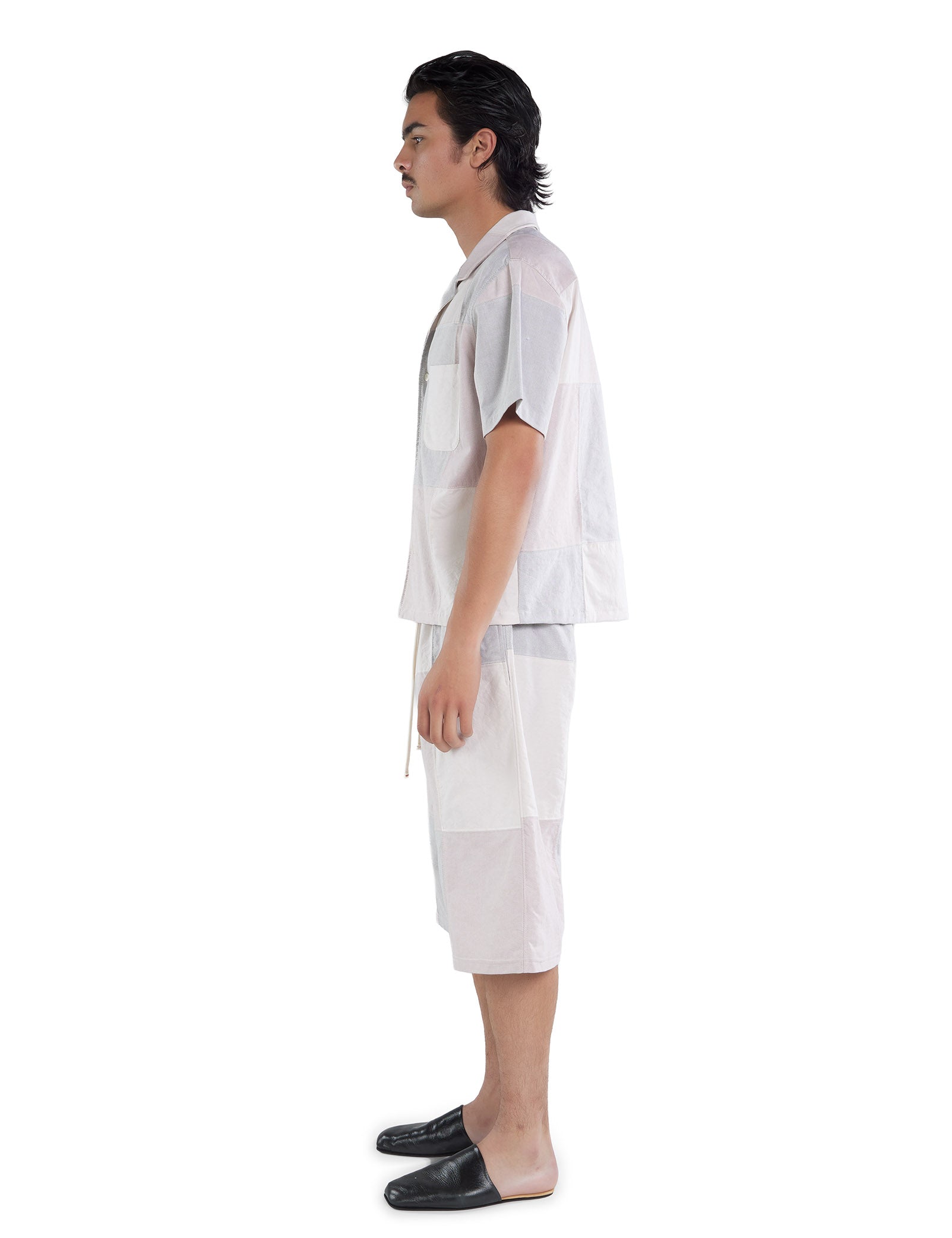 Oxford Patchwork Cuban Shirt