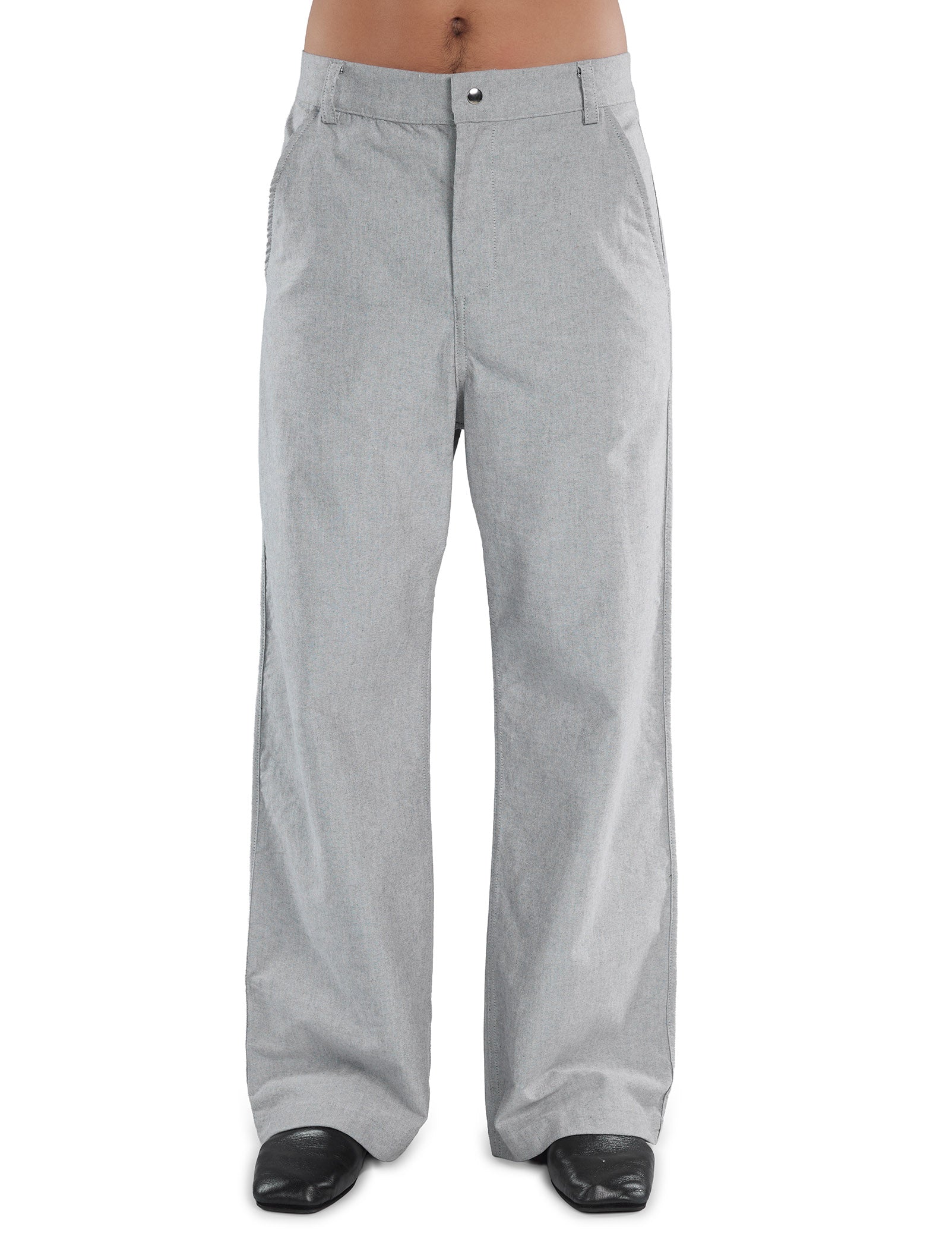 Oxford Wide Leg Trouser