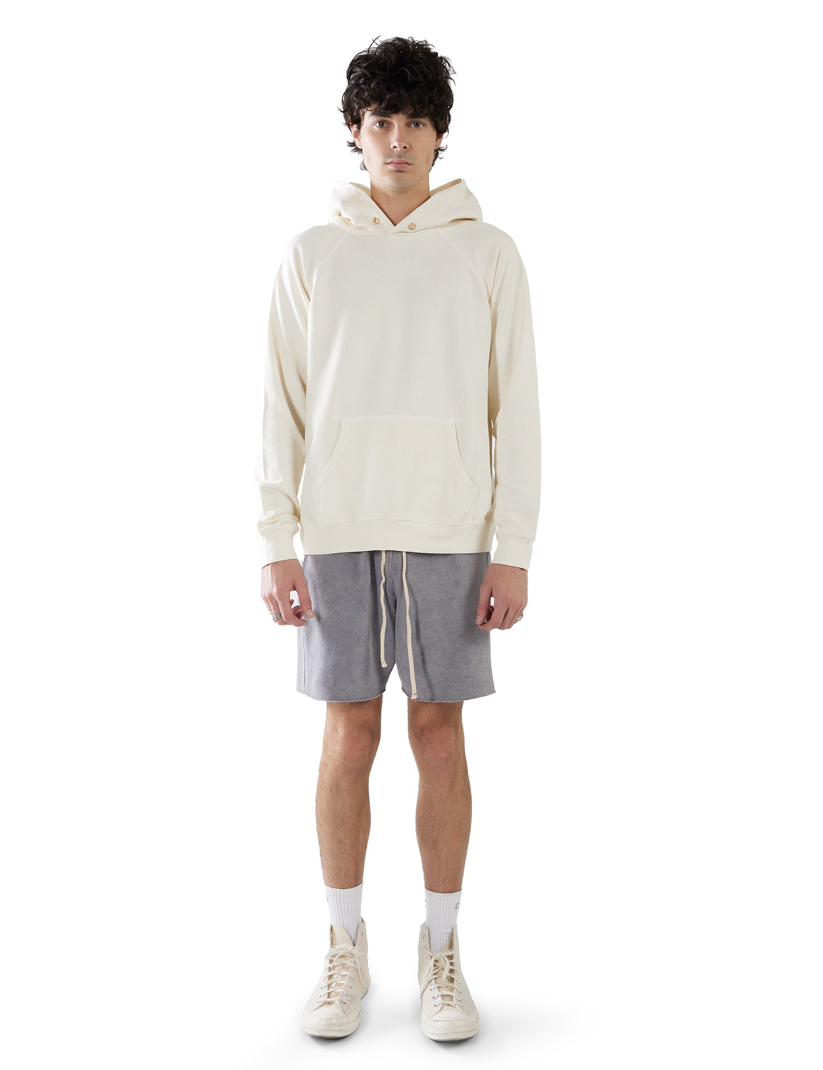 Piqué Raglan Hoodie