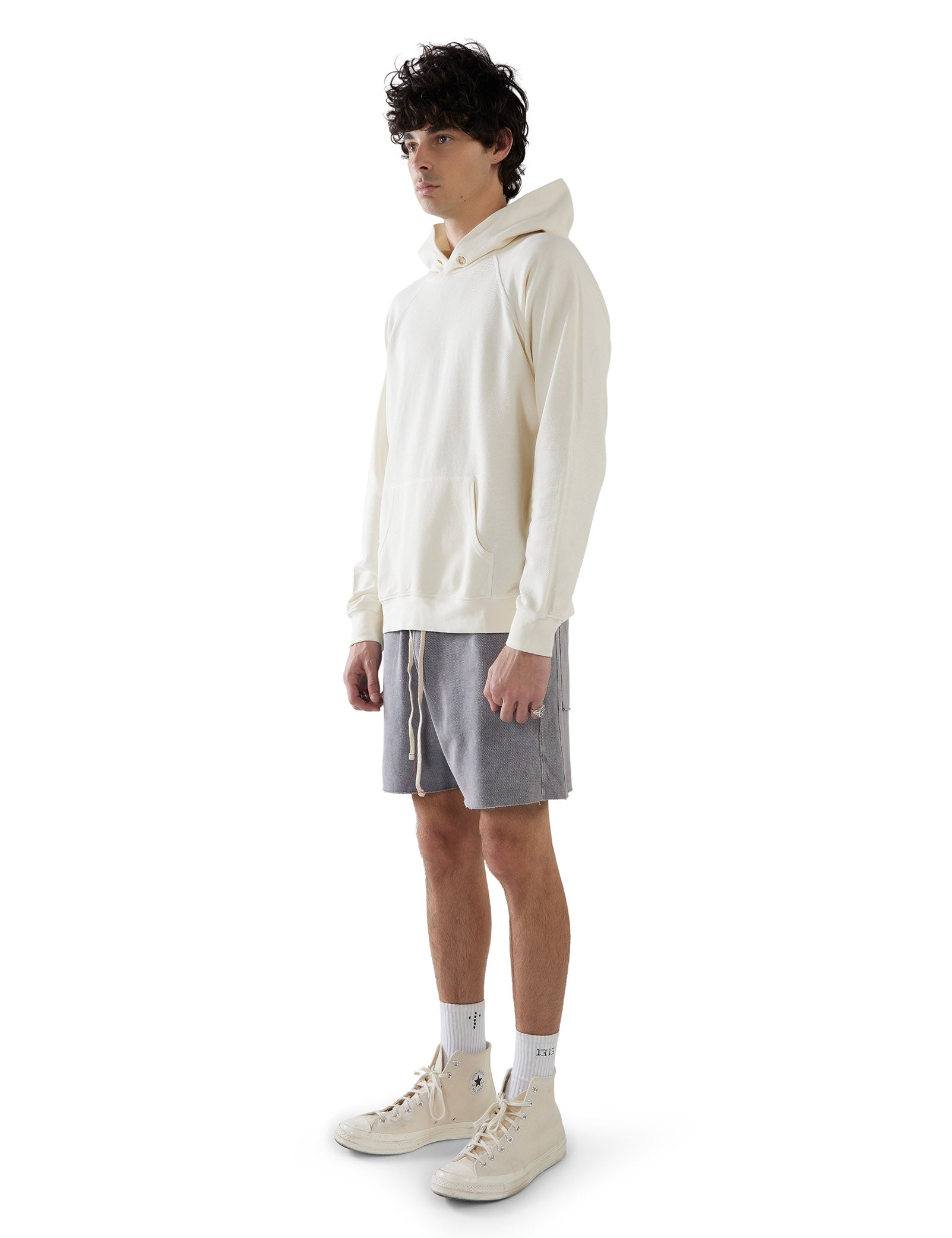 Piqué Raglan Hoodie