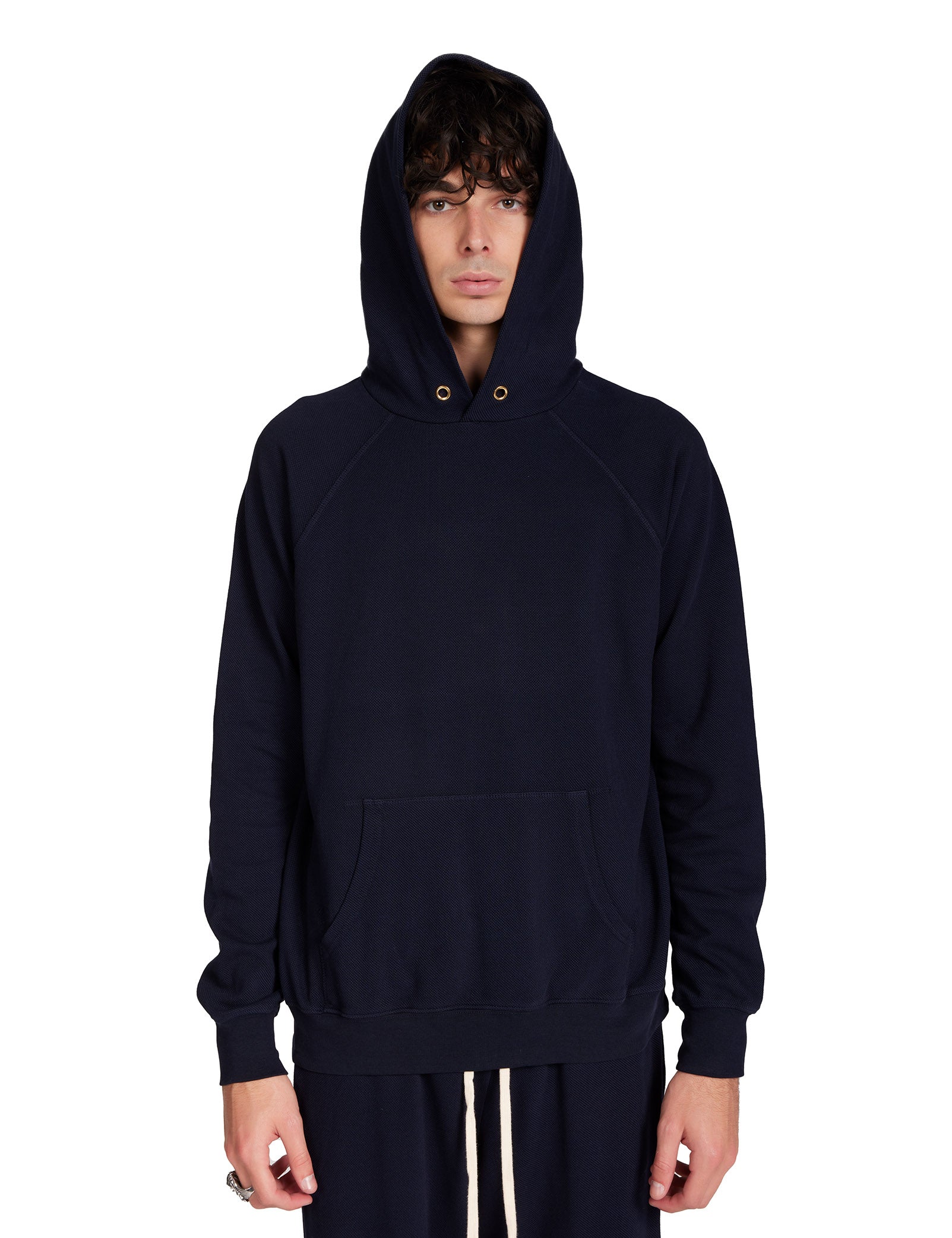 Piqué Raglan Hoodie