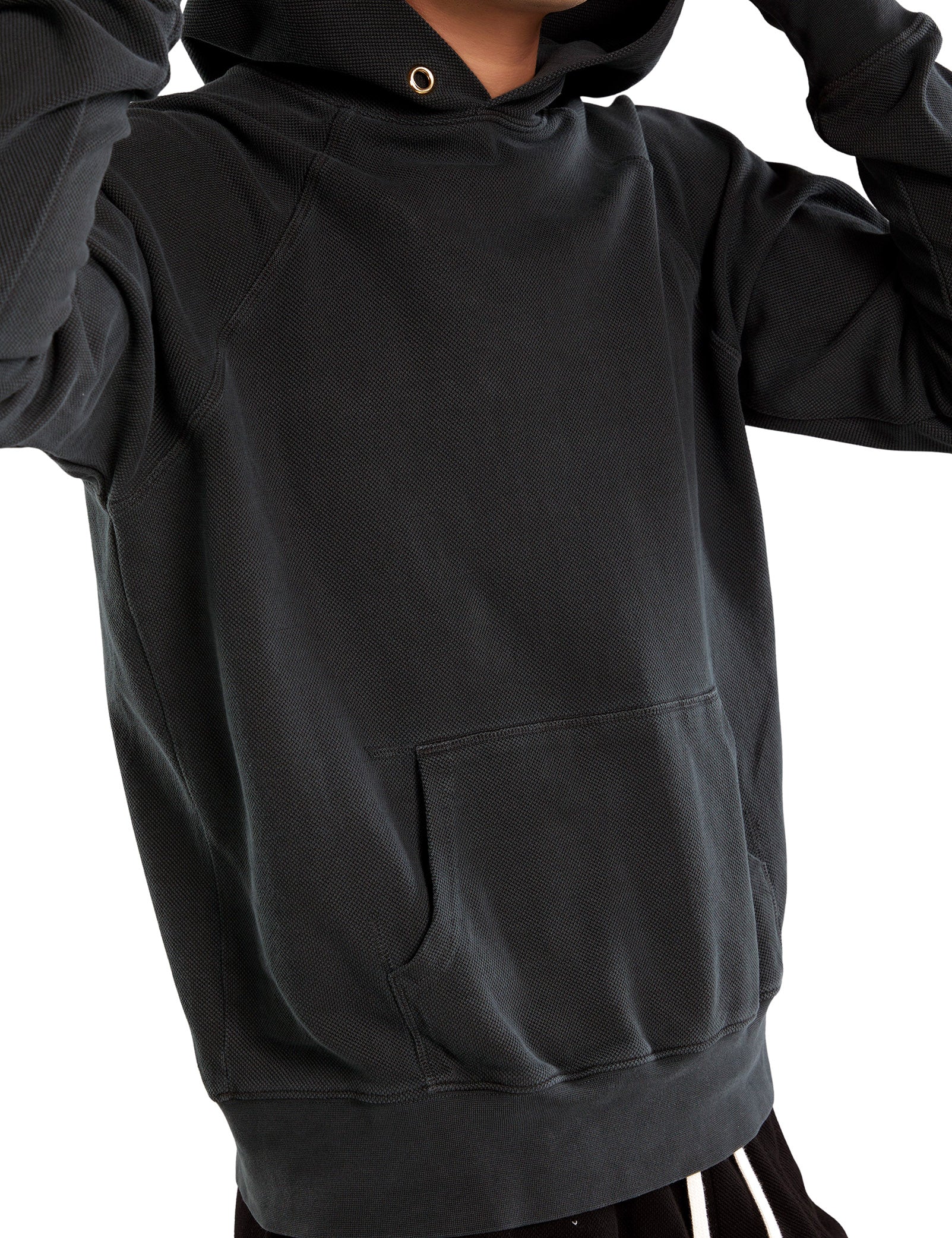 Piqué Raglan Hoodie