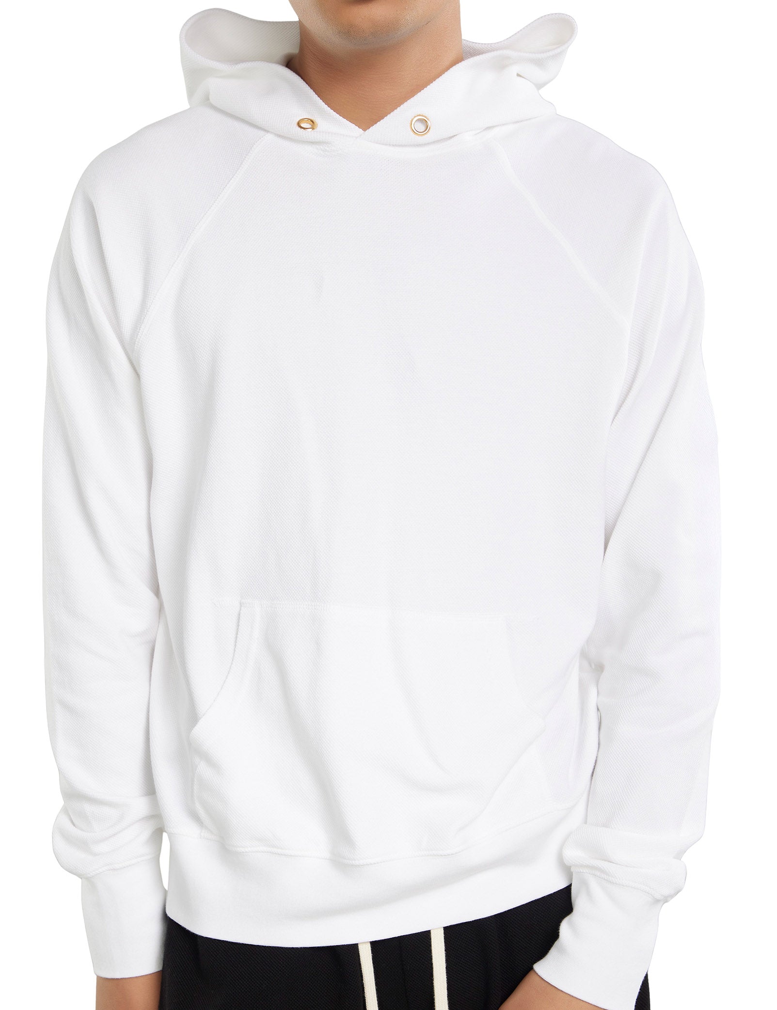 Piqué Raglan Hoodie