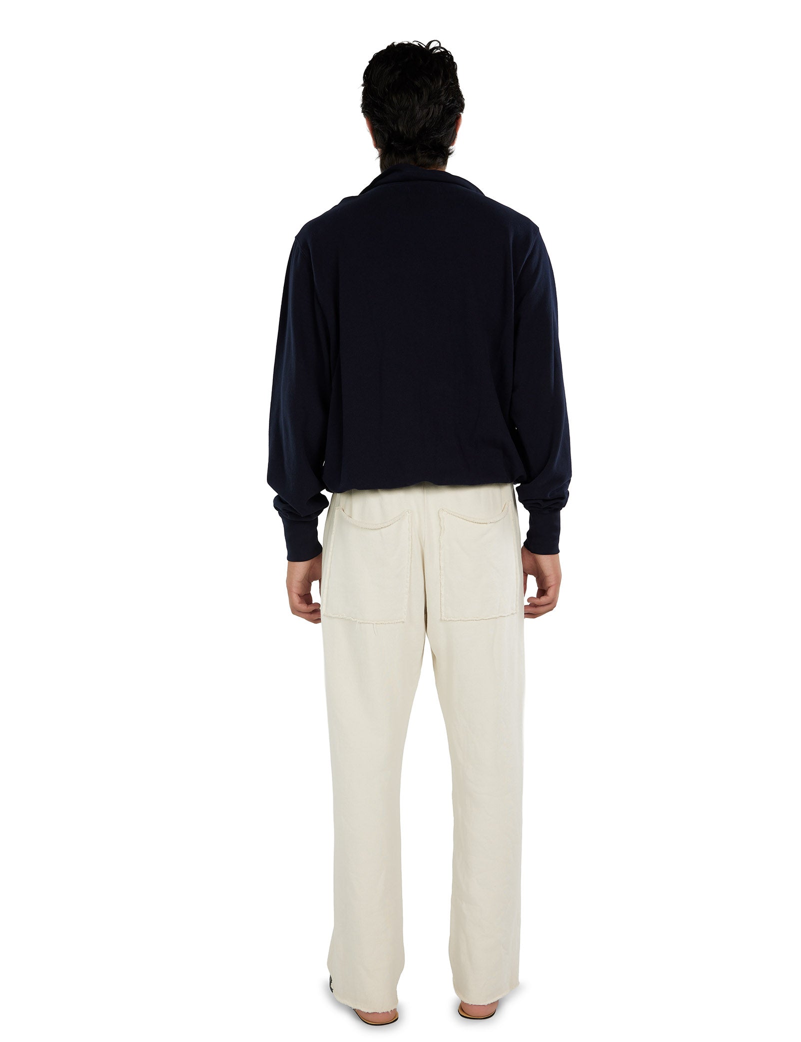 Piqué Banded Half Zip Yacht Pullover
