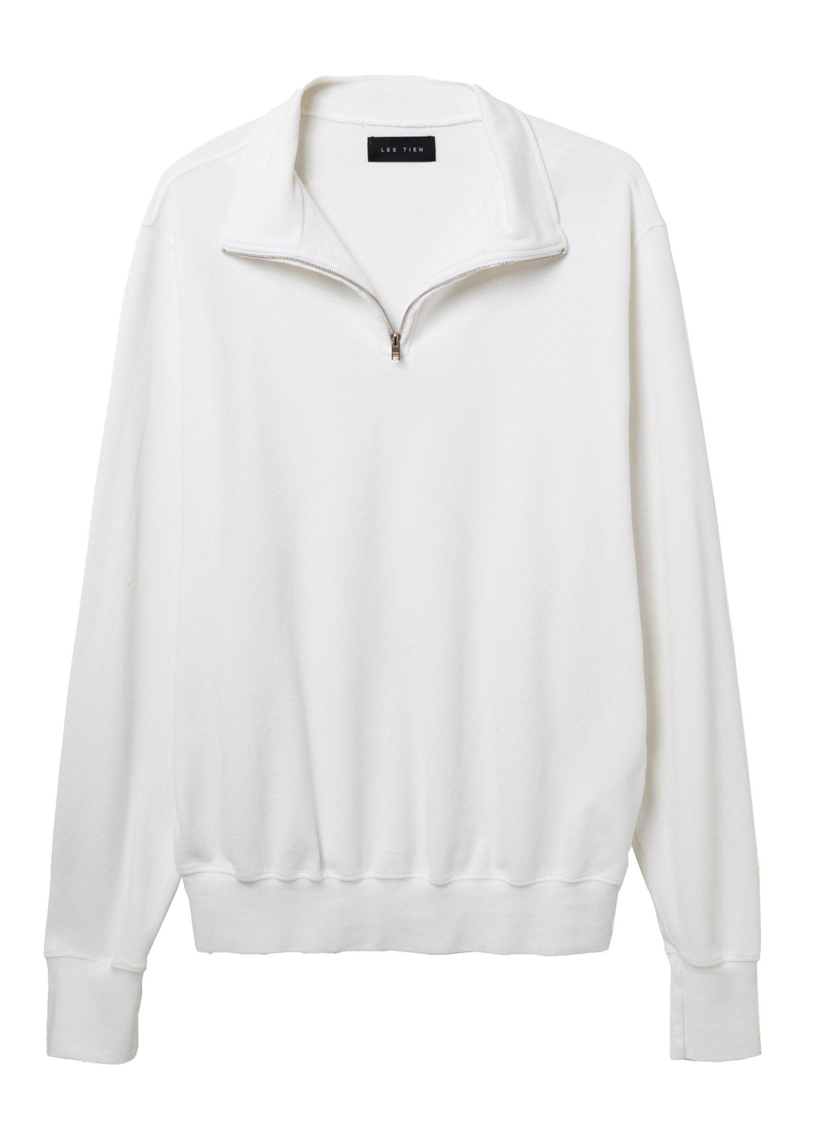 Piqué Banded Half Zip Yacht Pullover