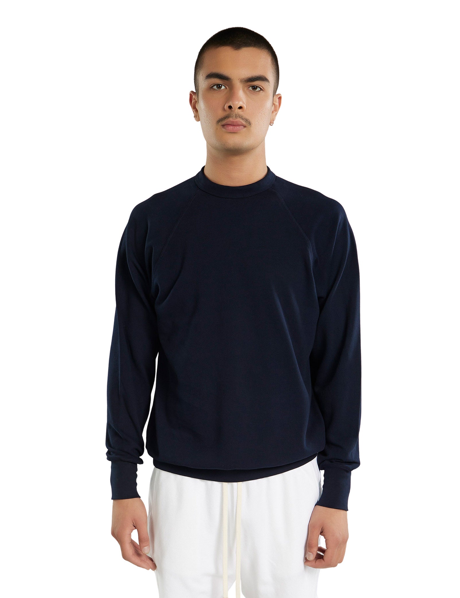 Piqué Binded Neck Raglan