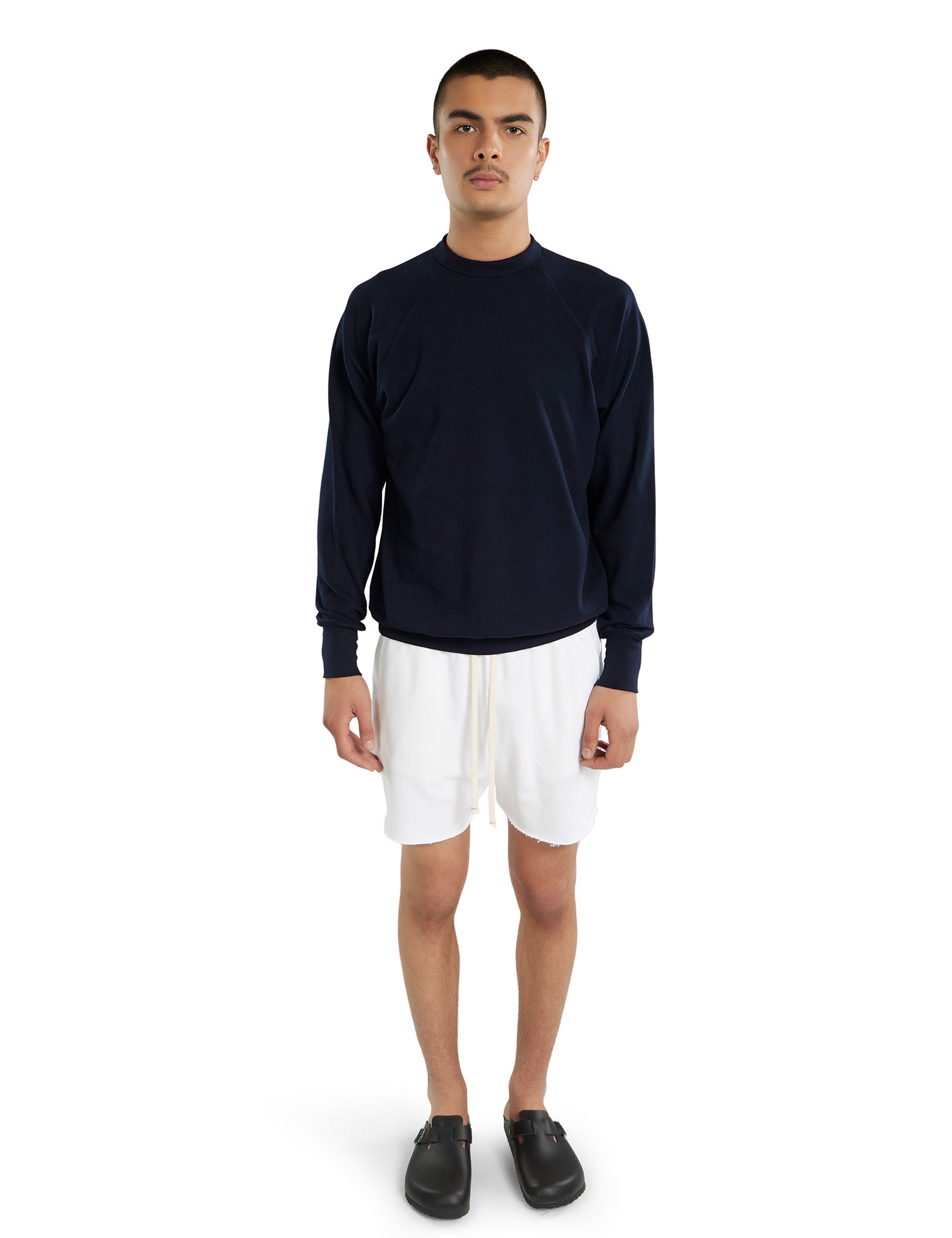 Piqué Binded Neck Raglan