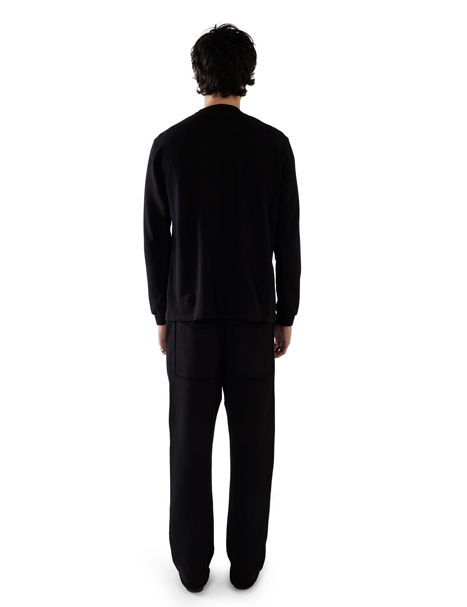 Piqué Mock Neck Shirt