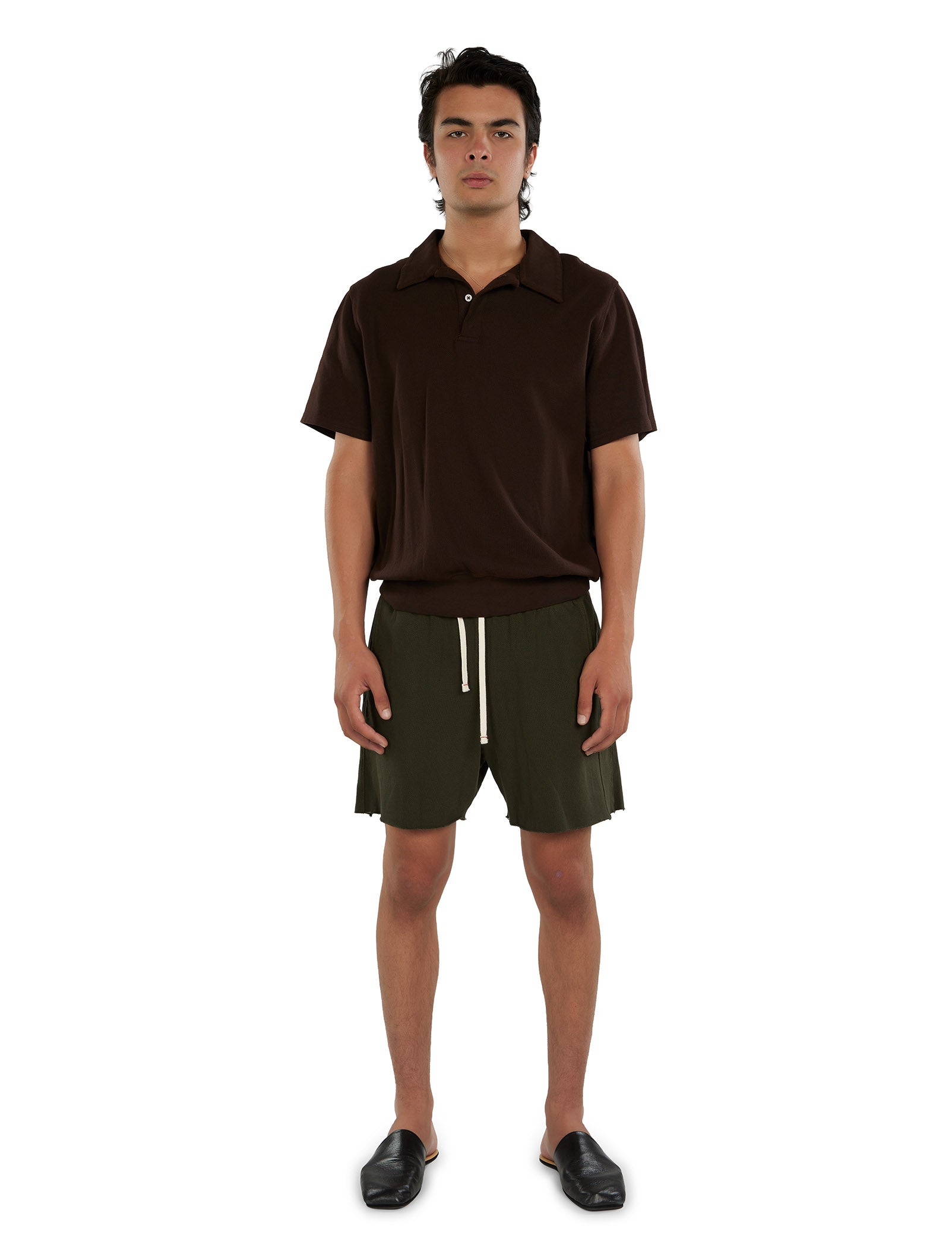 Piqué S/S Banded Tennis Polo