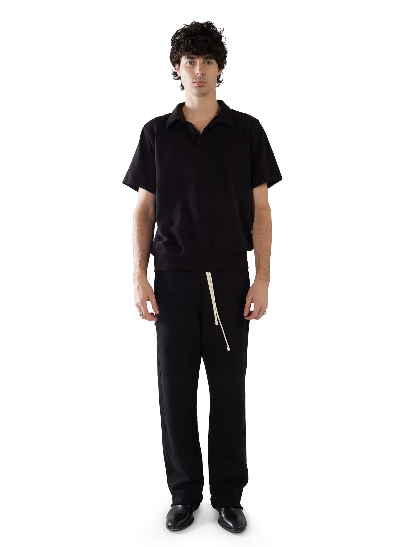Piqué S/S Banded Tennis Polo